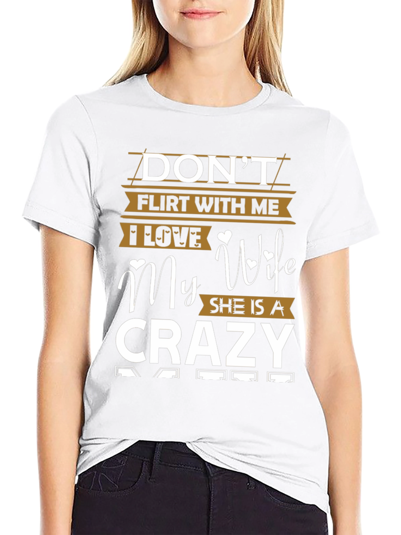 Funny Crazy Wife Mens Graphic Tee