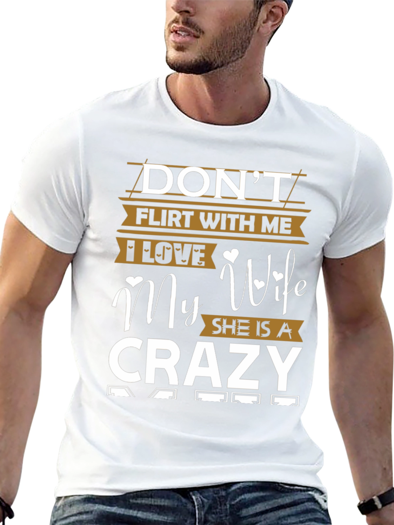 Funny Crazy Wife Mens Graphic Tee