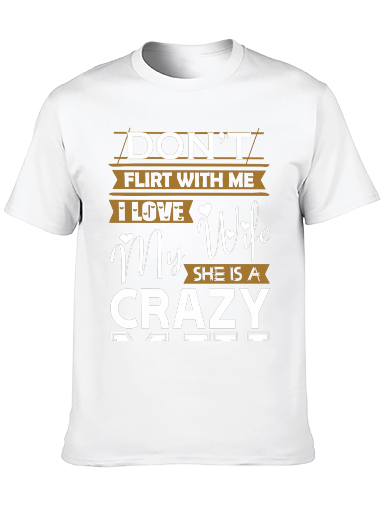 Funny Crazy Wife Mens Graphic Tee