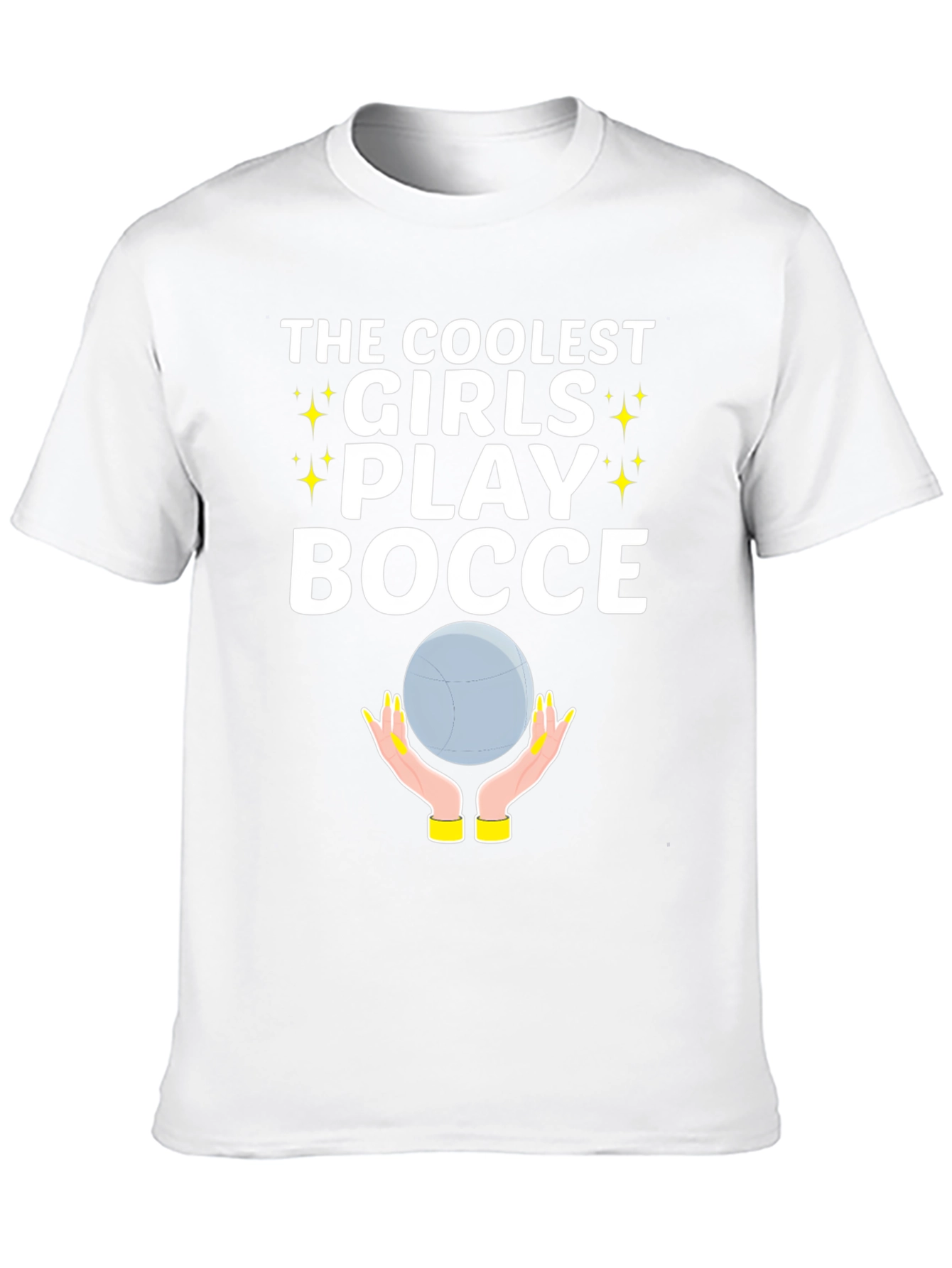 Coolest Girls Play Bocce Ball Graphic T-Shirt