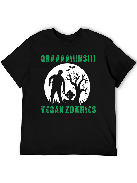 Vegan Zombie T-Shirt - Graaaaains!