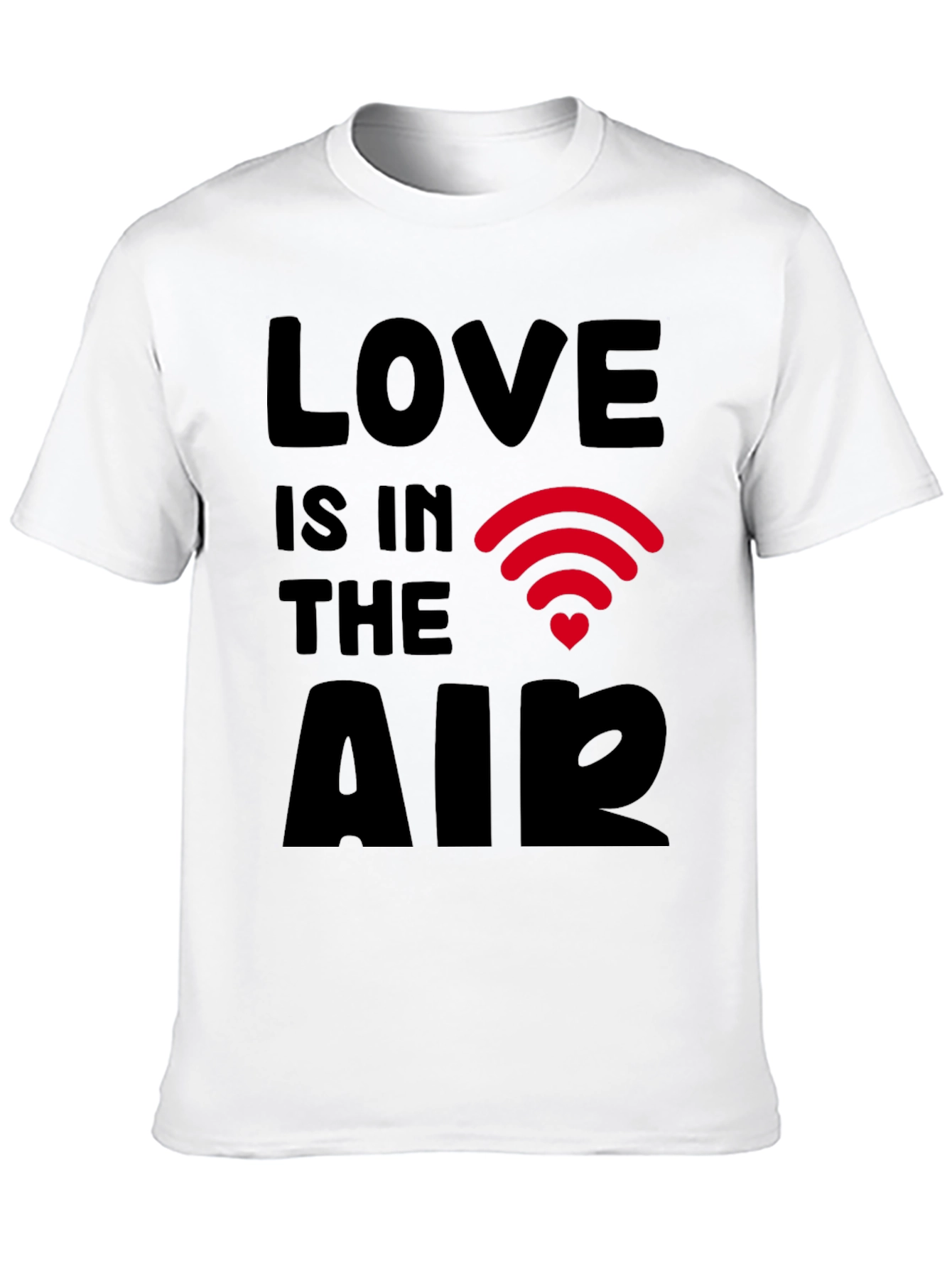 Love is in the Air Wi-Fi Valentines Day T-Shirt