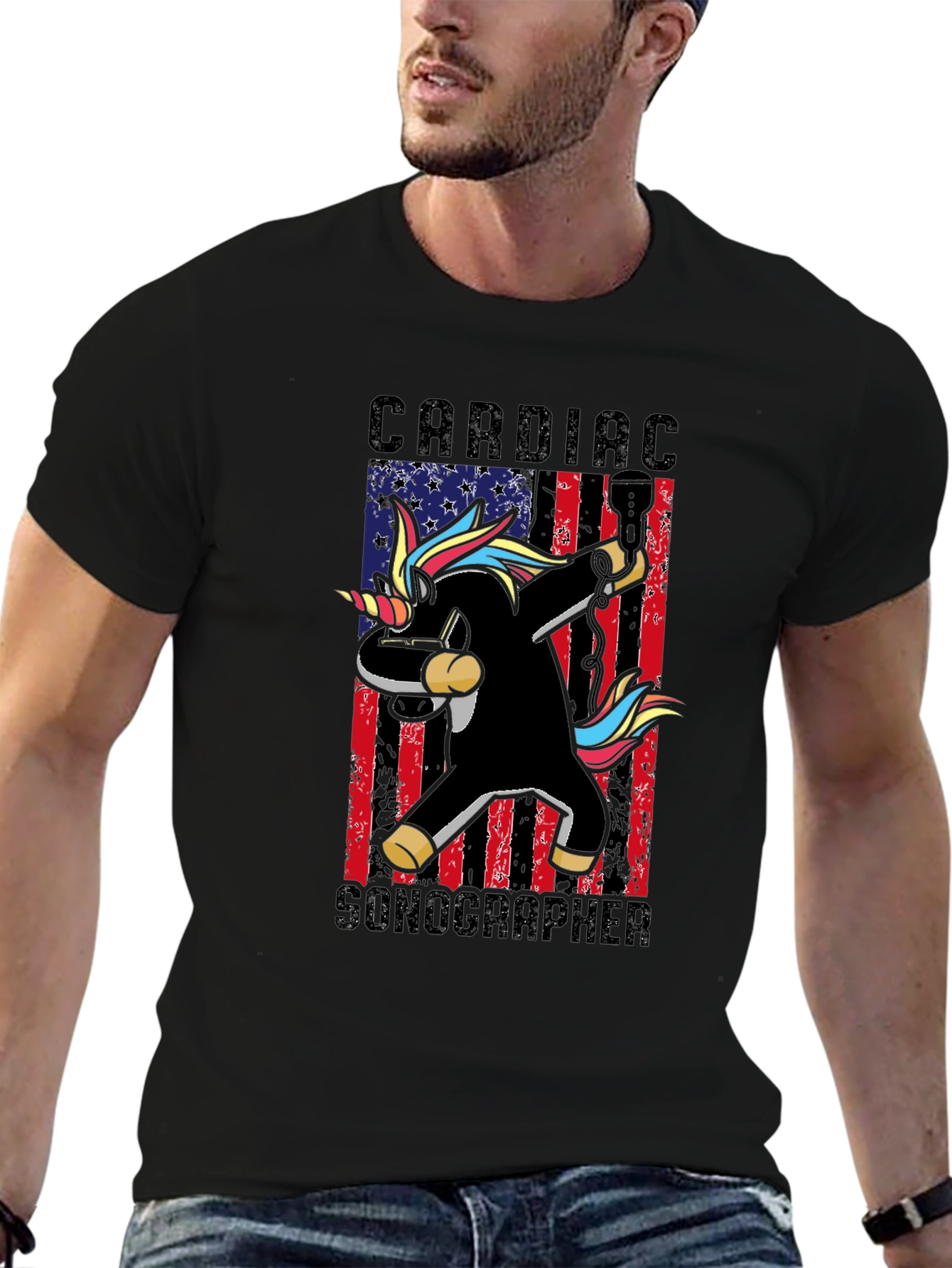 Cardiac Sonographer Unicorn T-Shirt