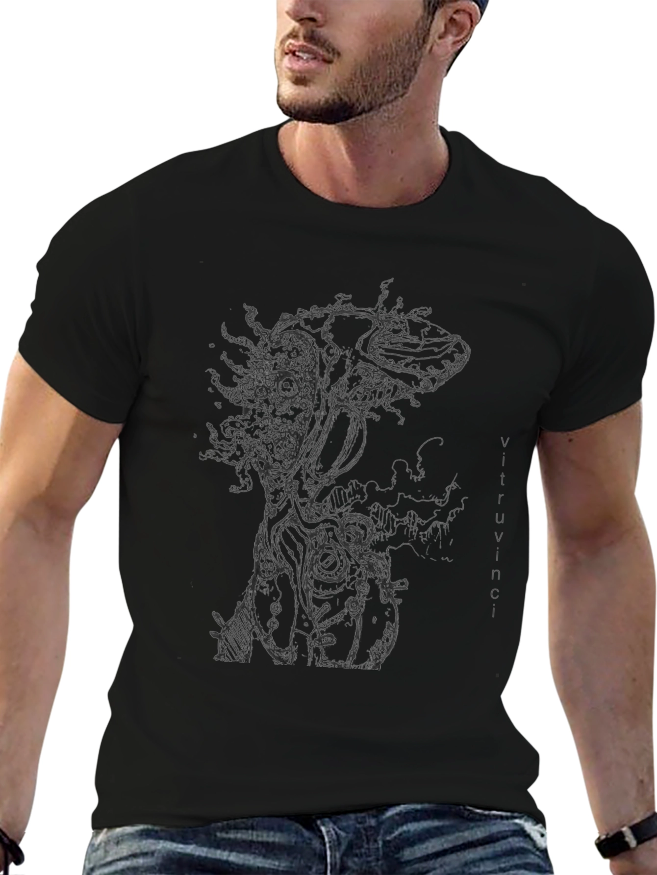 Vitruvinci Graphic Print T-Shirt