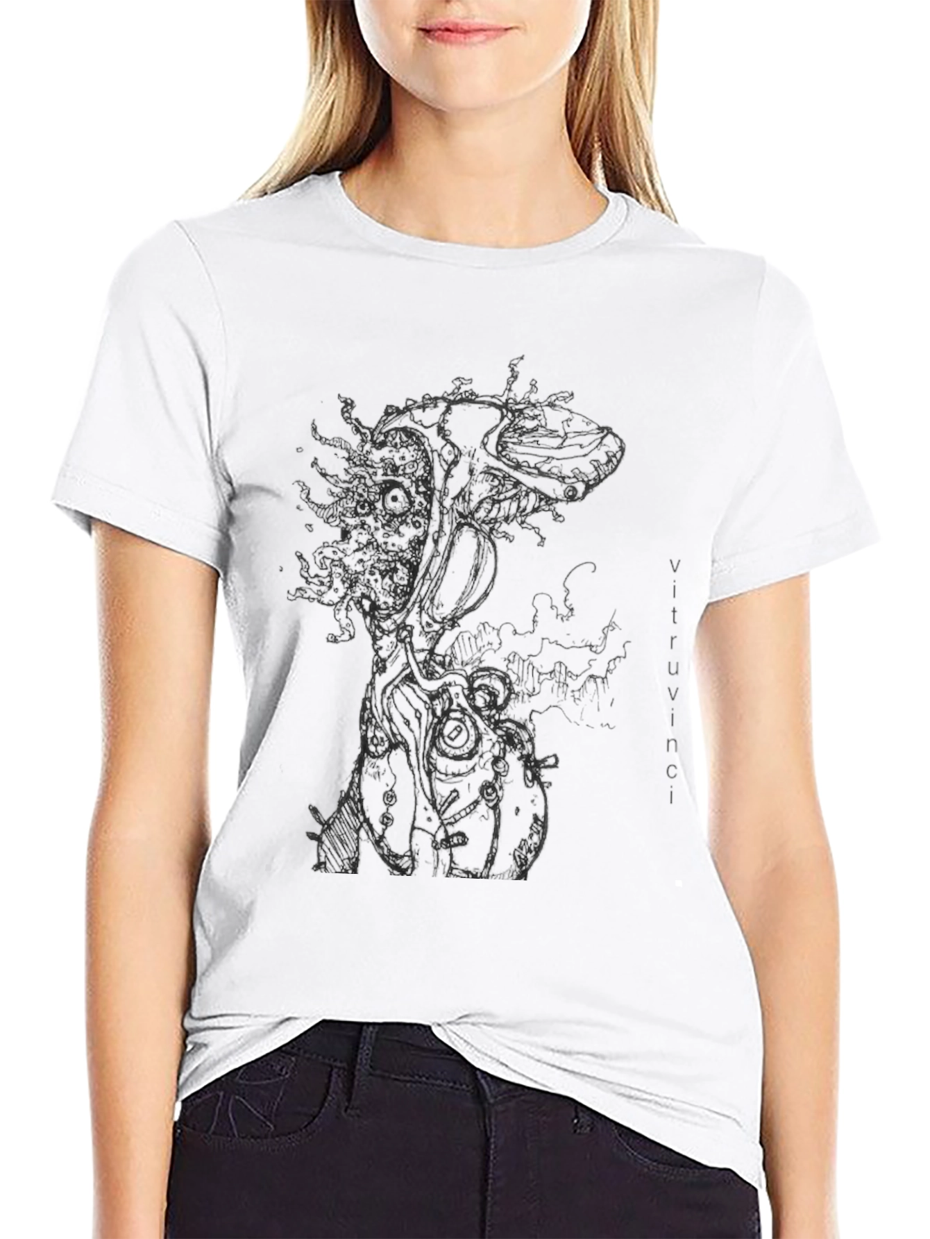 Vitruvinci Graphic Print T-Shirt