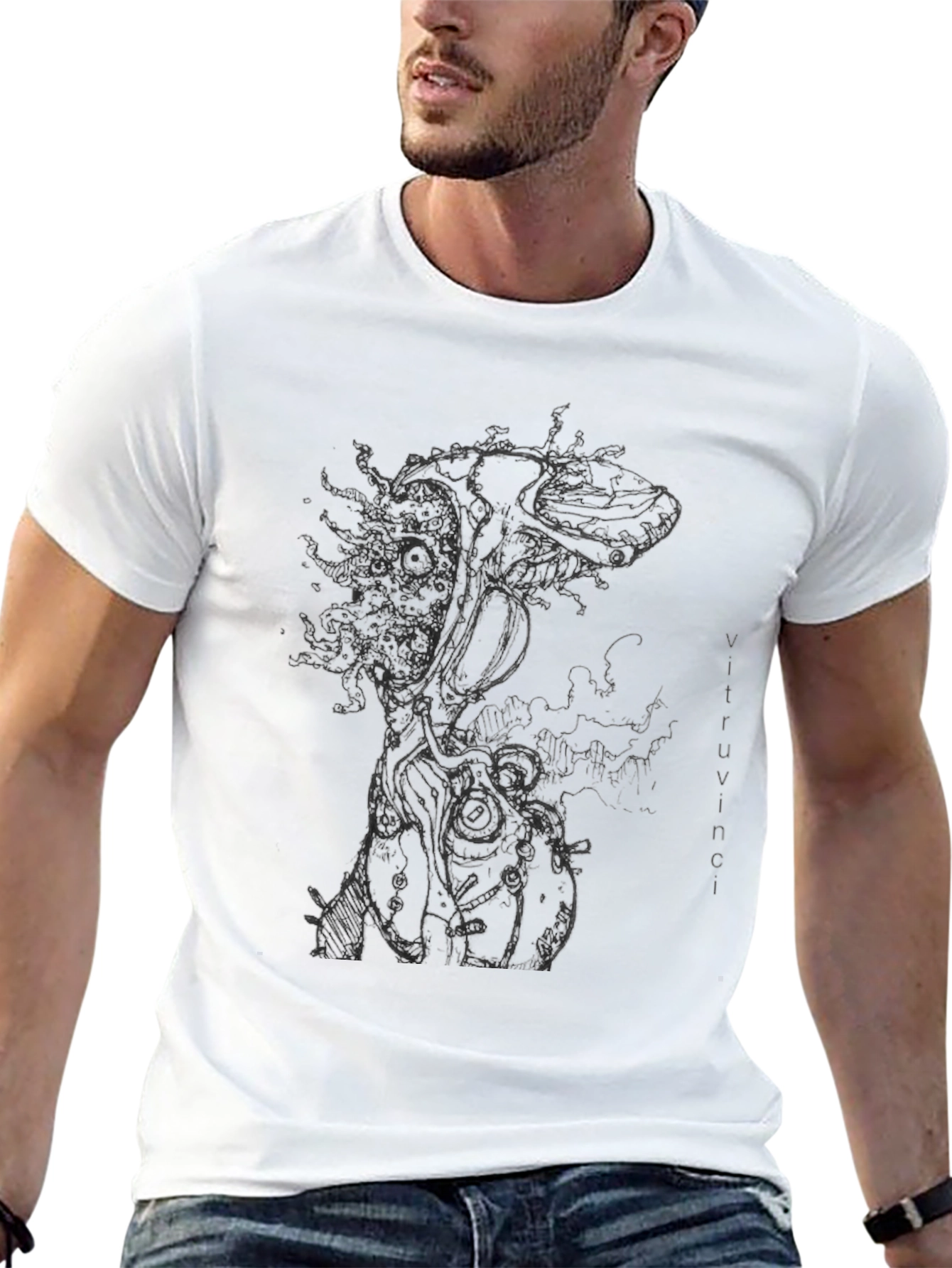 Vitruvinci Graphic Print T-Shirt