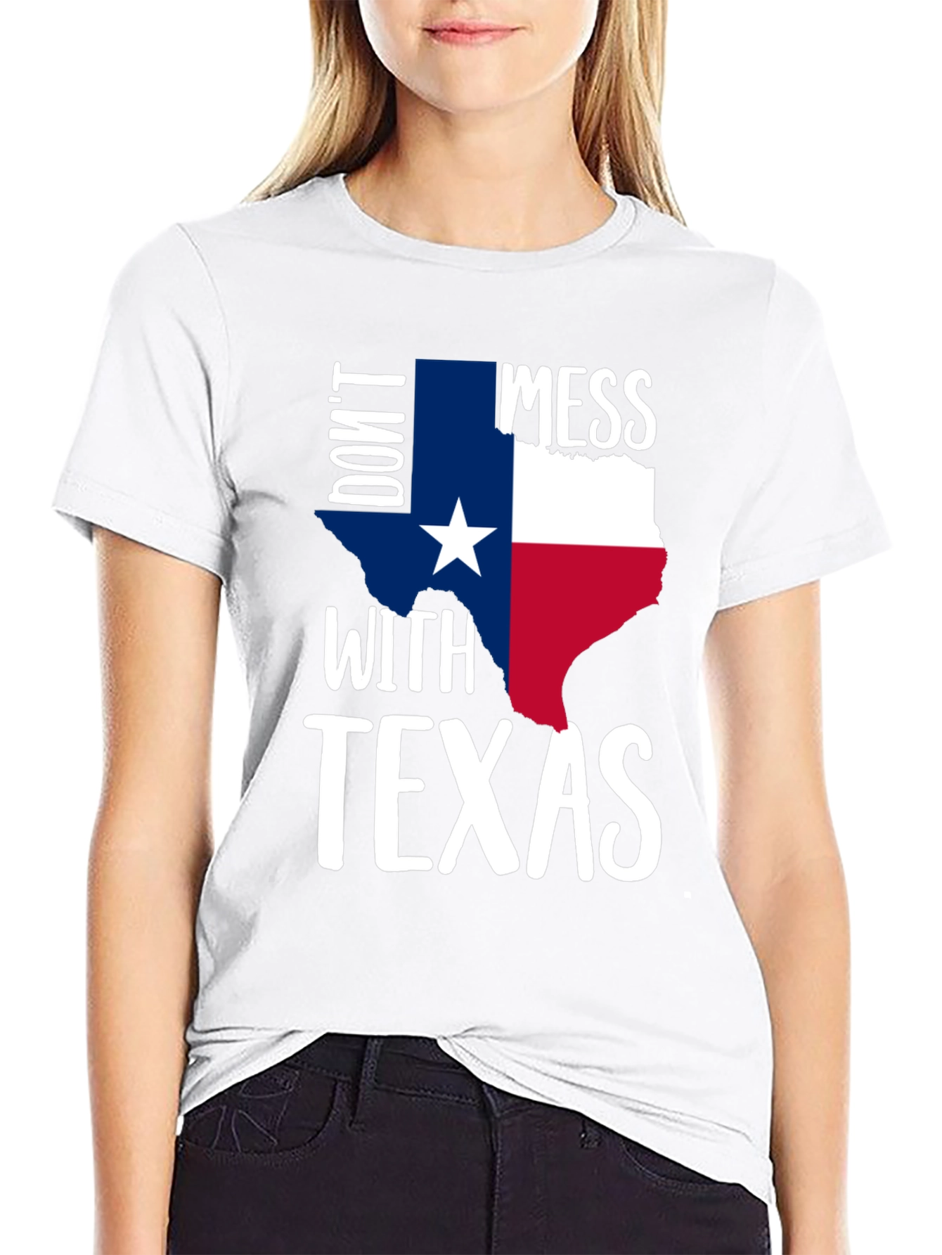 Dont Mess with Texas Graphic Tee - Black