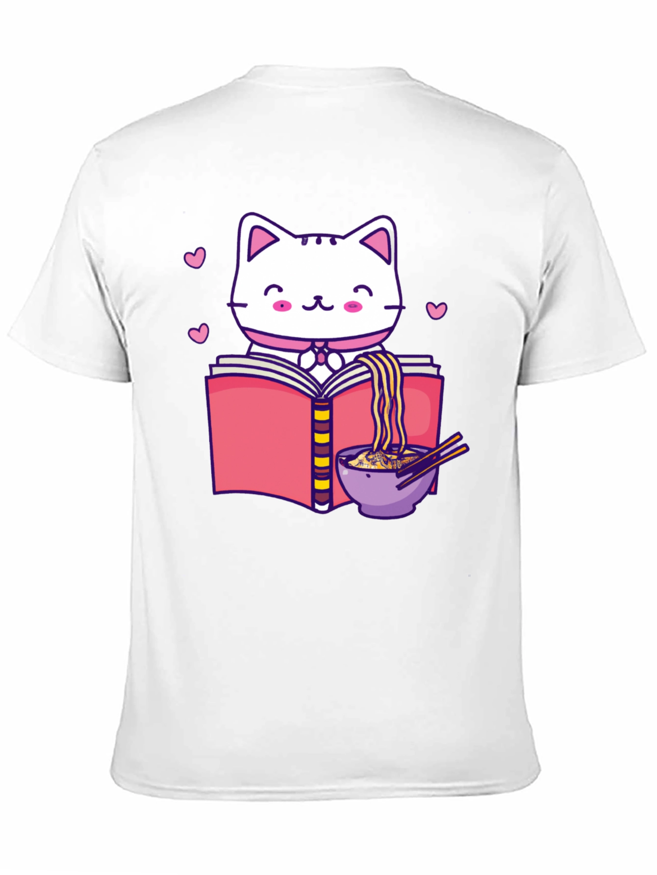 Kawaii Cat Ramen T-Shirt