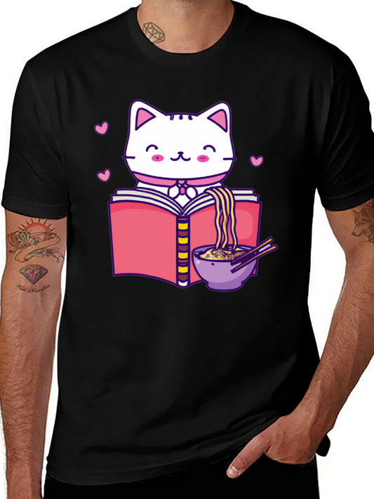 Kawaii Cat Ramen T-Shirt