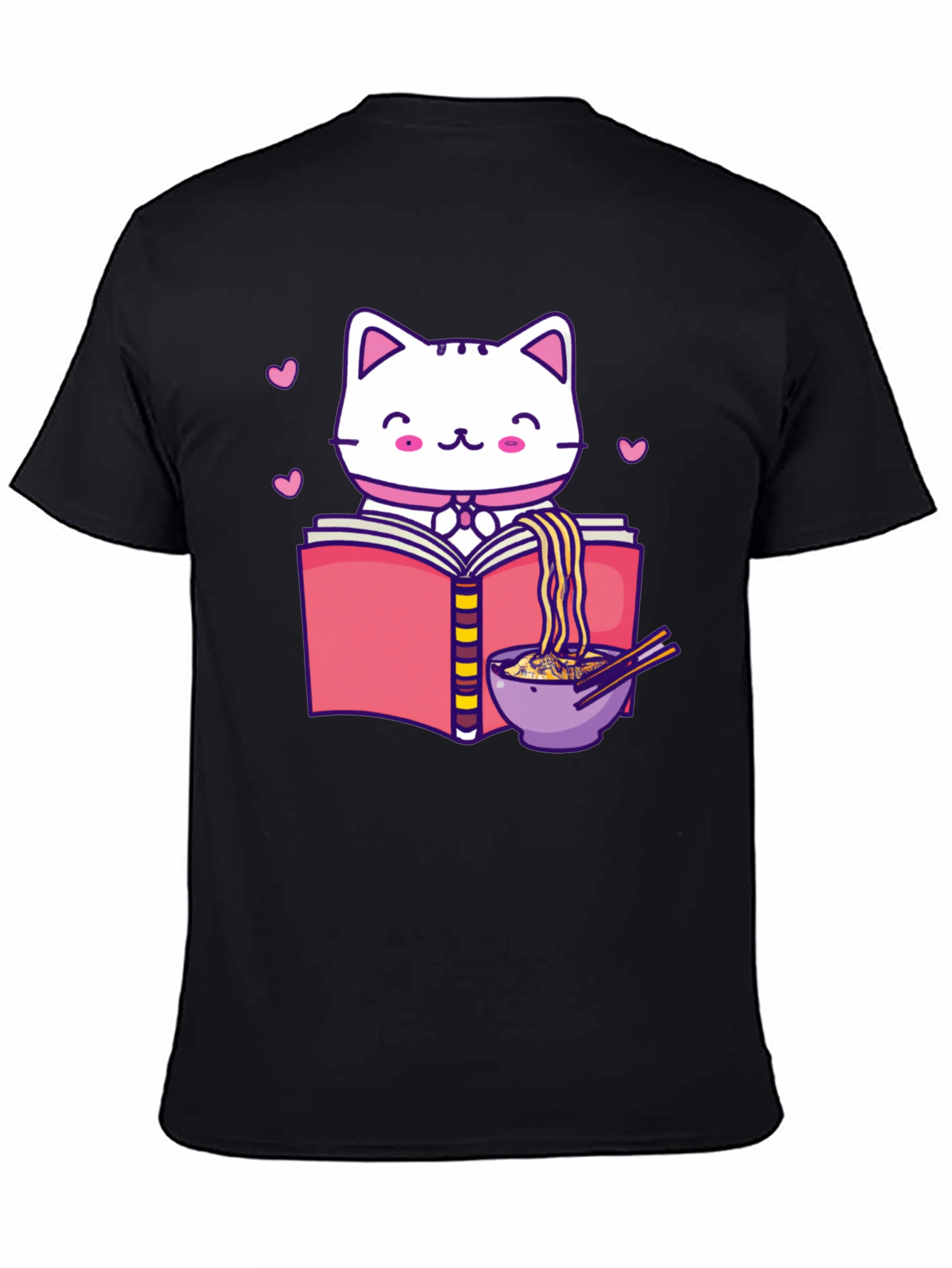 Kawaii Cat Ramen T-Shirt
