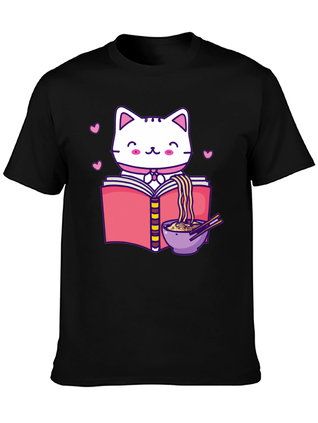 Kawaii Cat Ramen T-Shirt