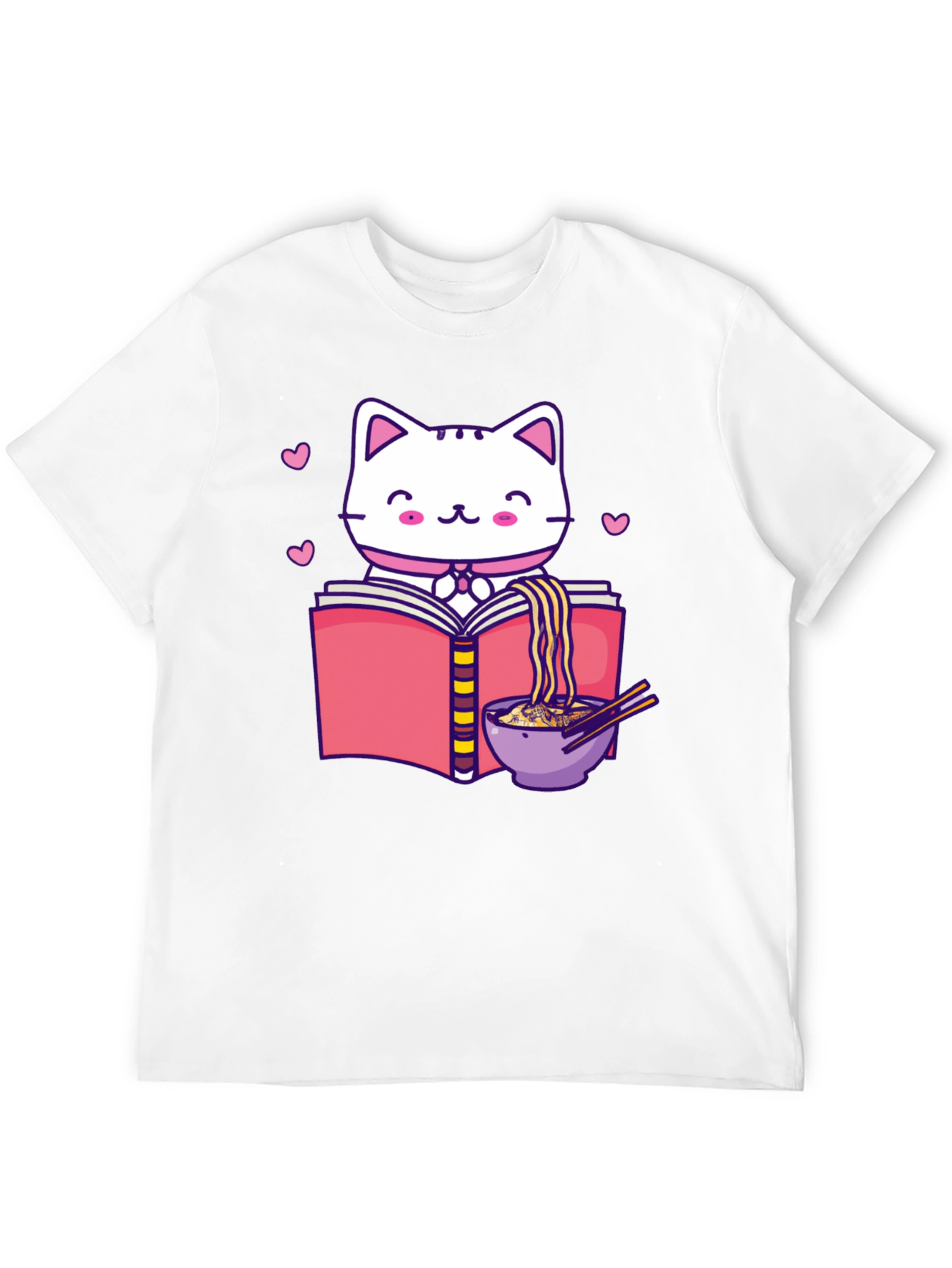 Kawaii Cat Ramen T-Shirt