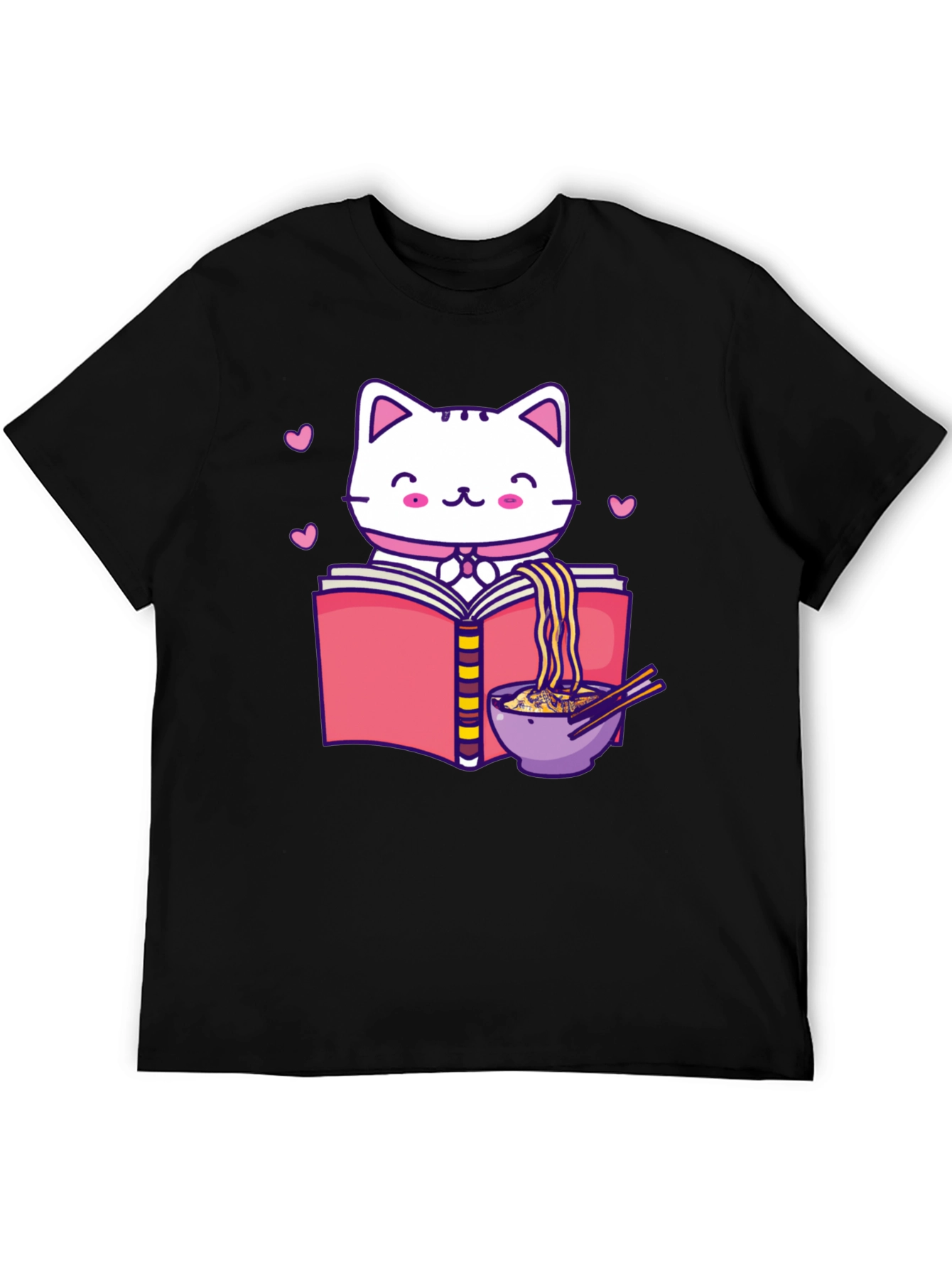 Kawaii Cat Ramen T-Shirt