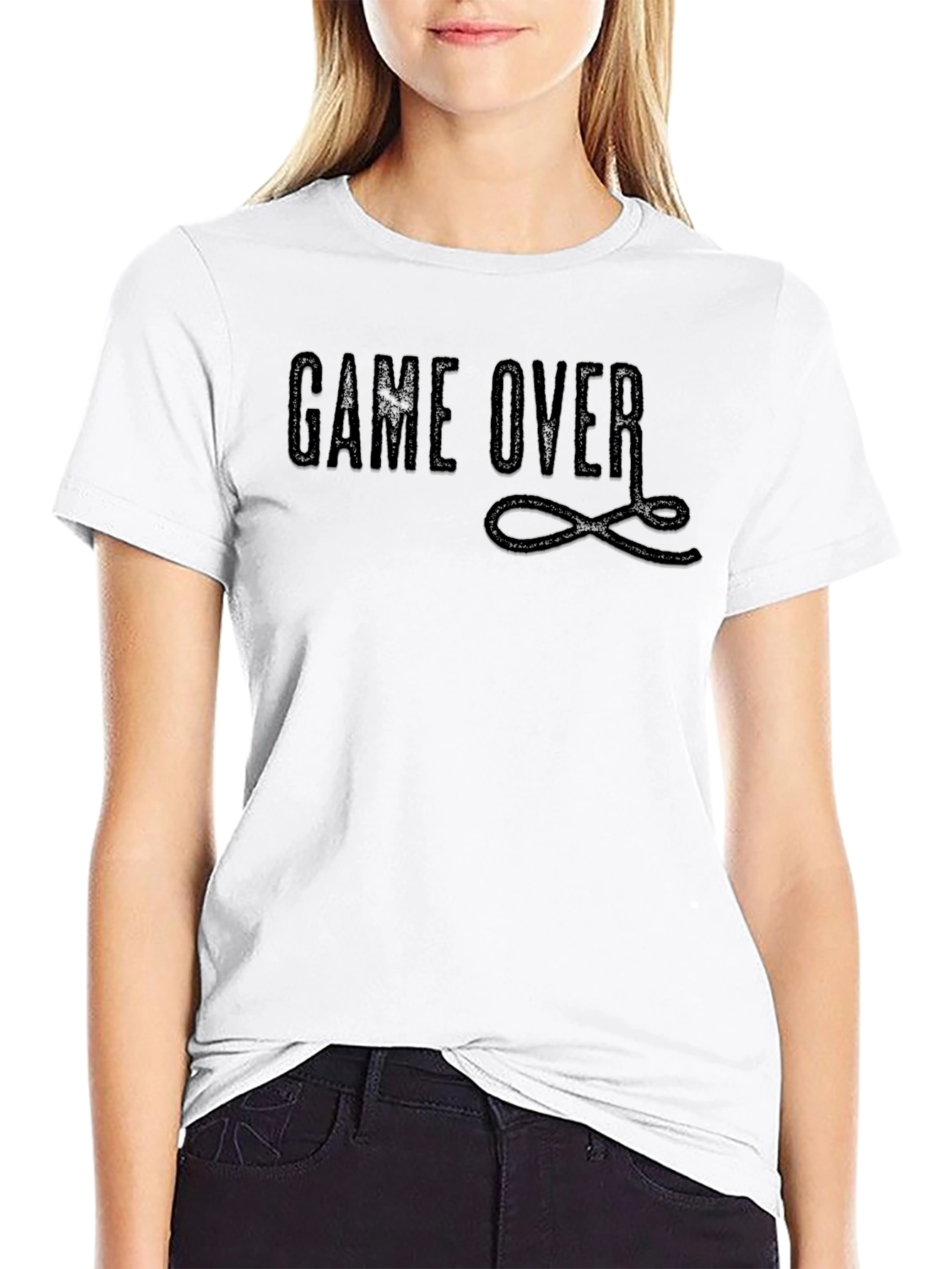 Game Over Infinity Symbol T-Shirt - Stylish Casual Wear