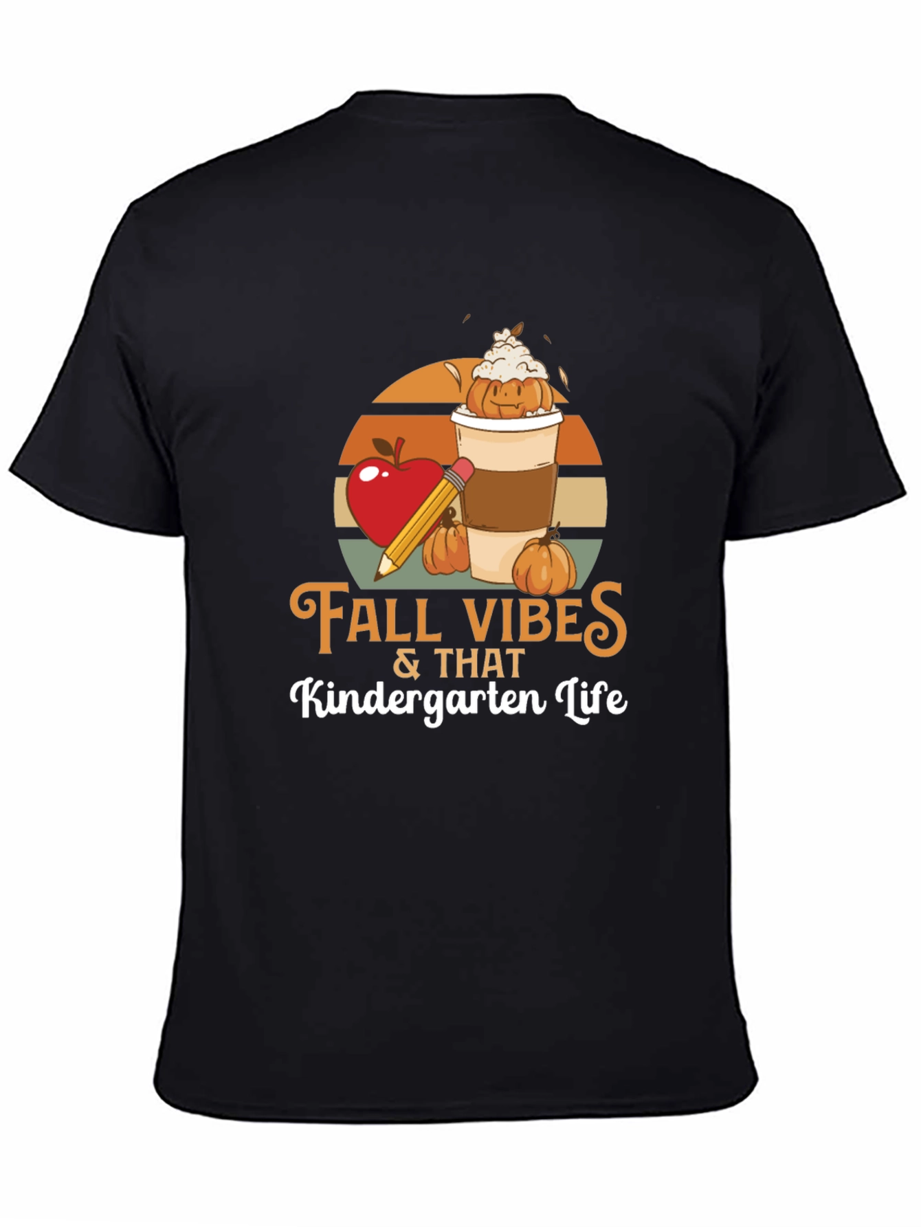 Fall Vibes Kindergarten Life T-Shirt