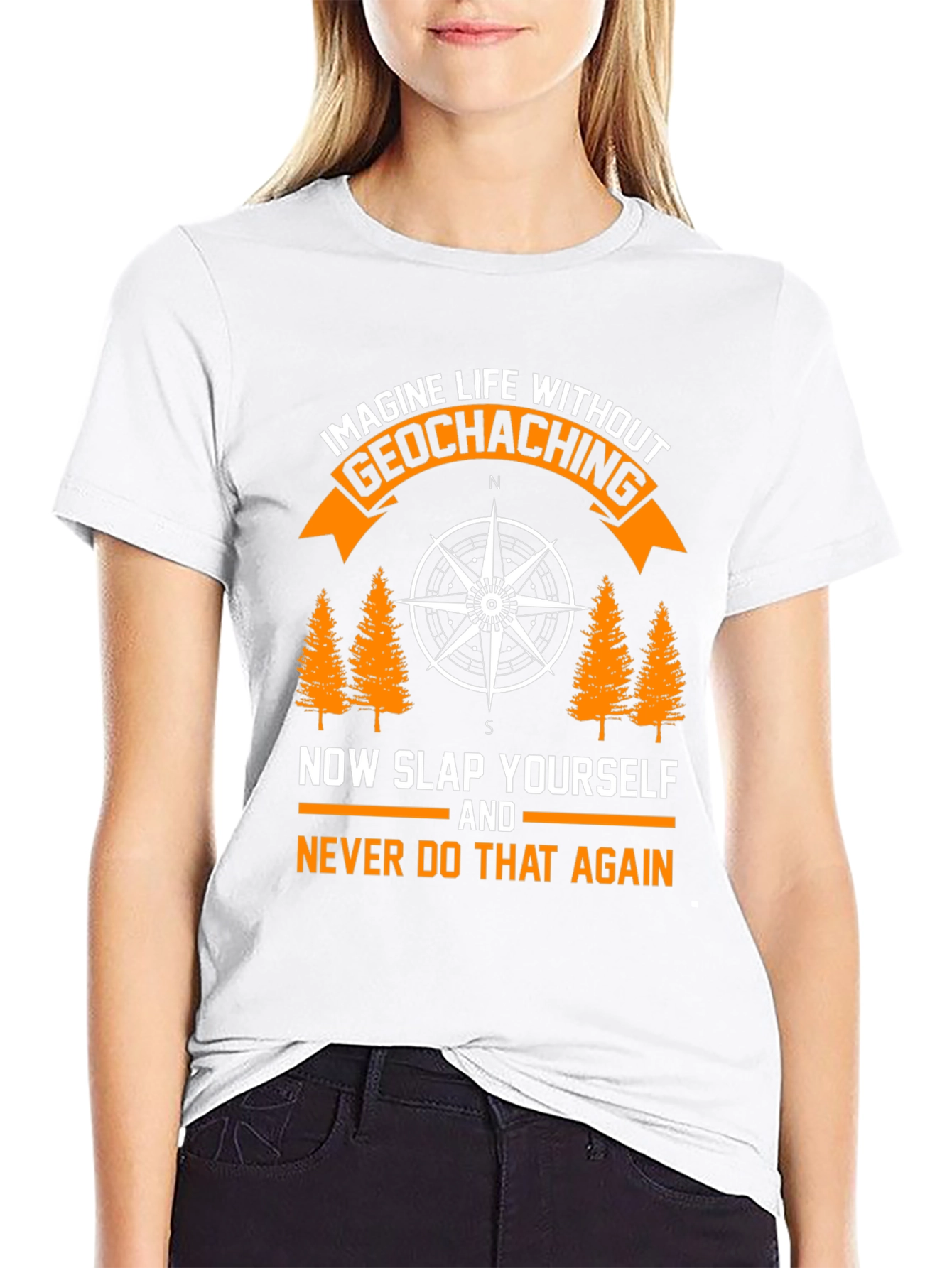Geocaching Graphic T-Shirt - Never Do That Again