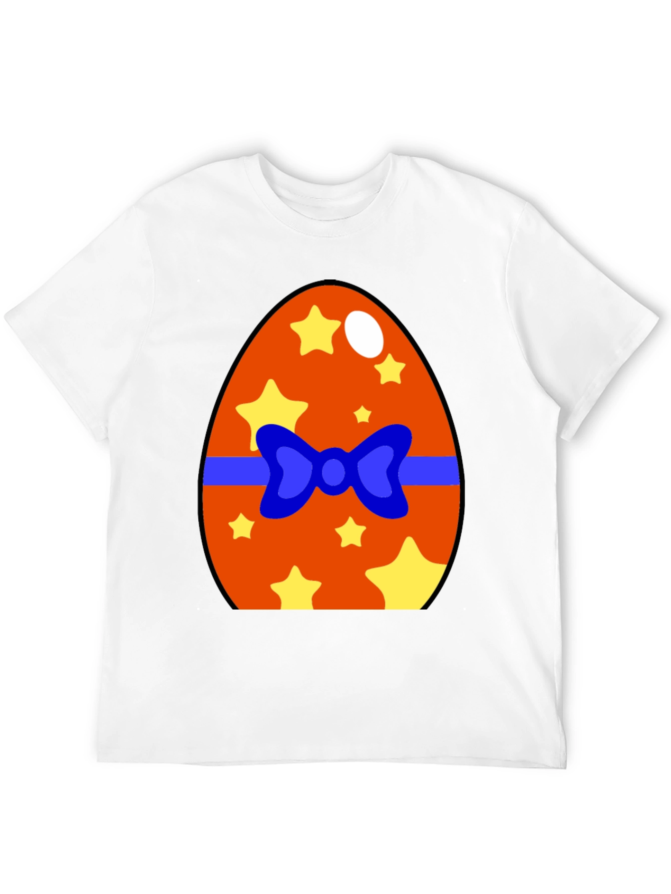 Festive Easter Egg Graphic Tee - Fun Holiday Apparel
