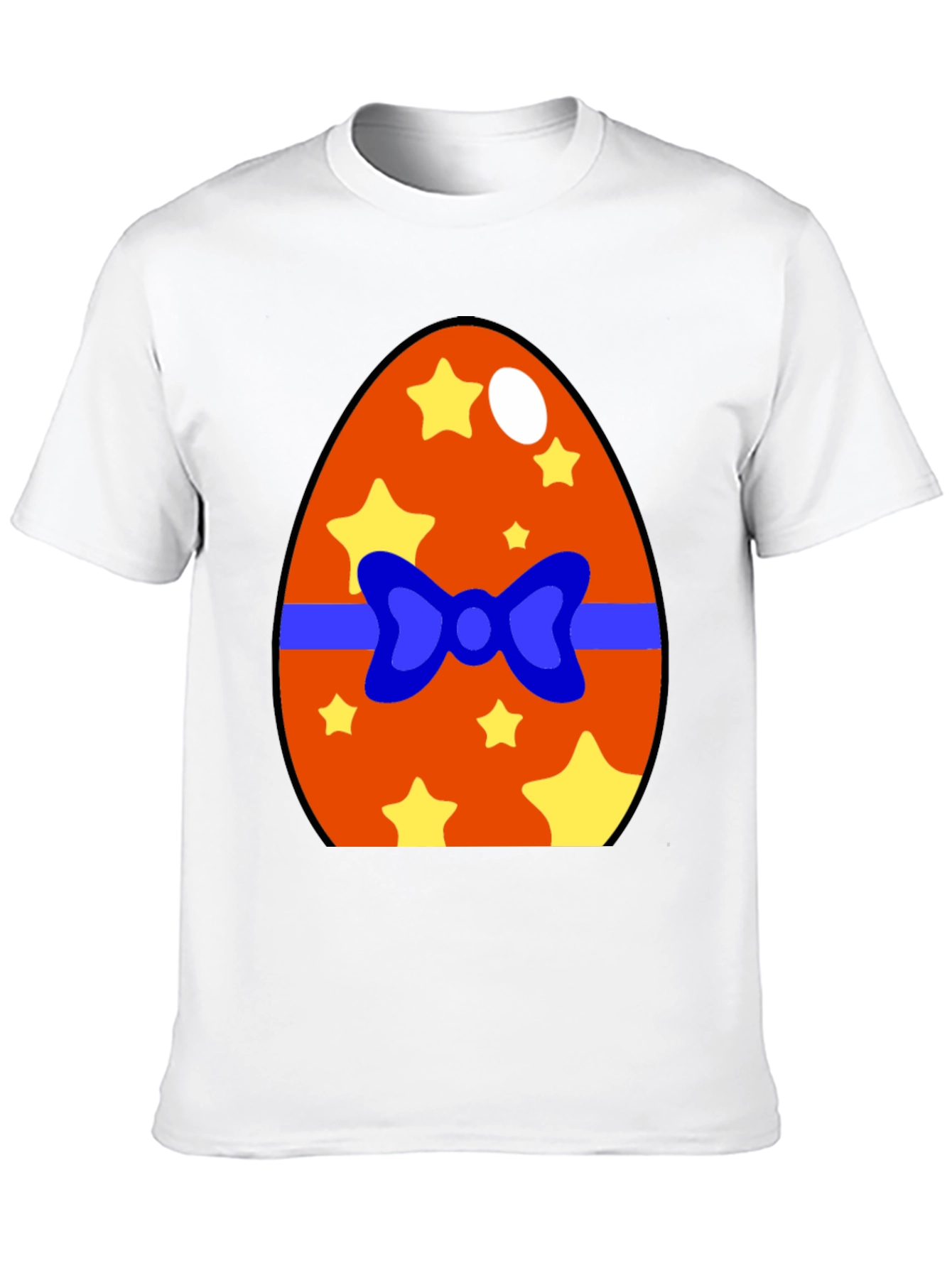 Festive Easter Egg Graphic Tee - Fun Holiday Apparel