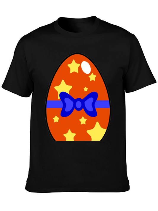 Festive Easter Egg Graphic Tee - Fun Holiday Apparel