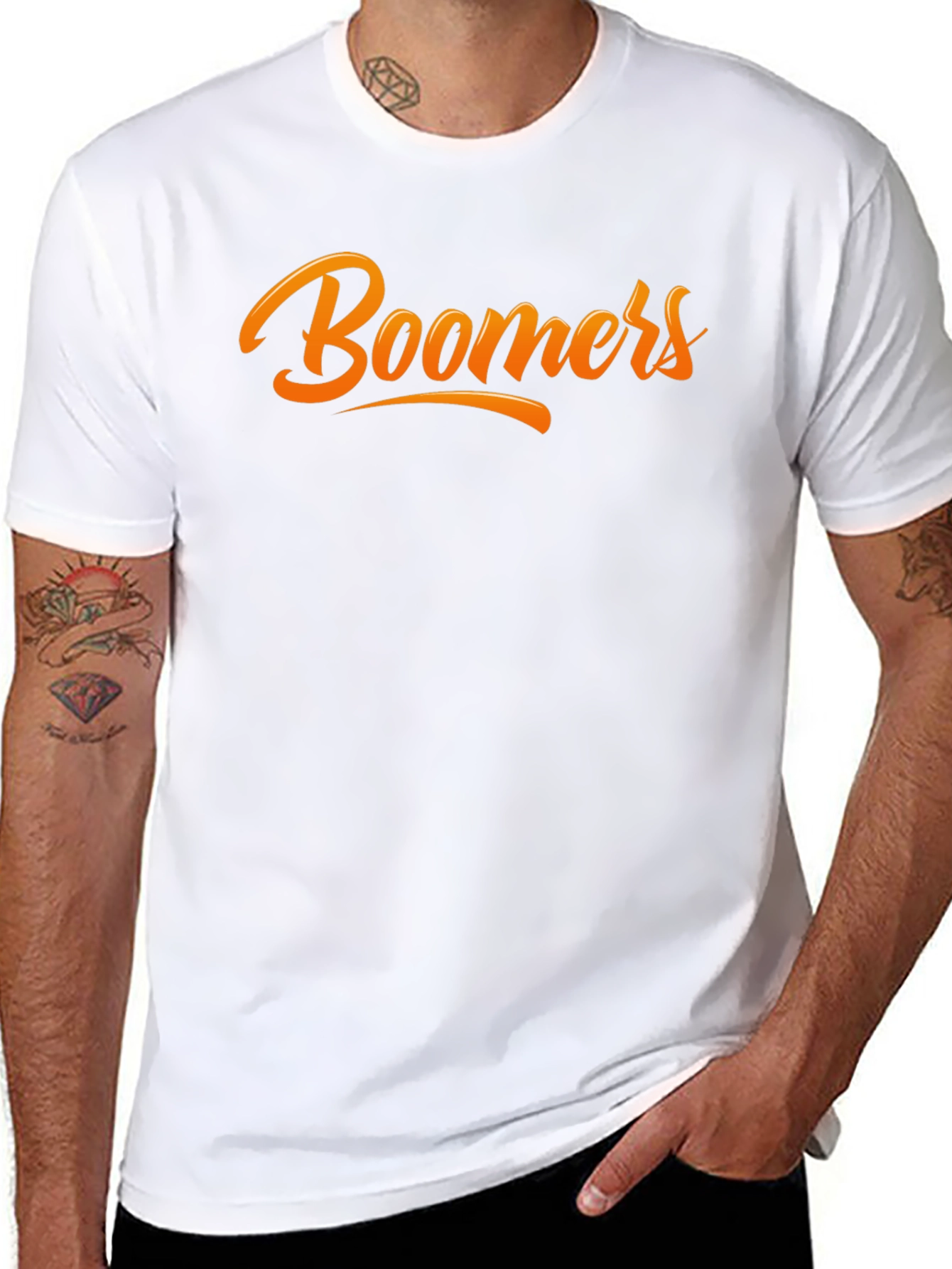 Boomers Graphic Tee - Stylish Black T-Shirt