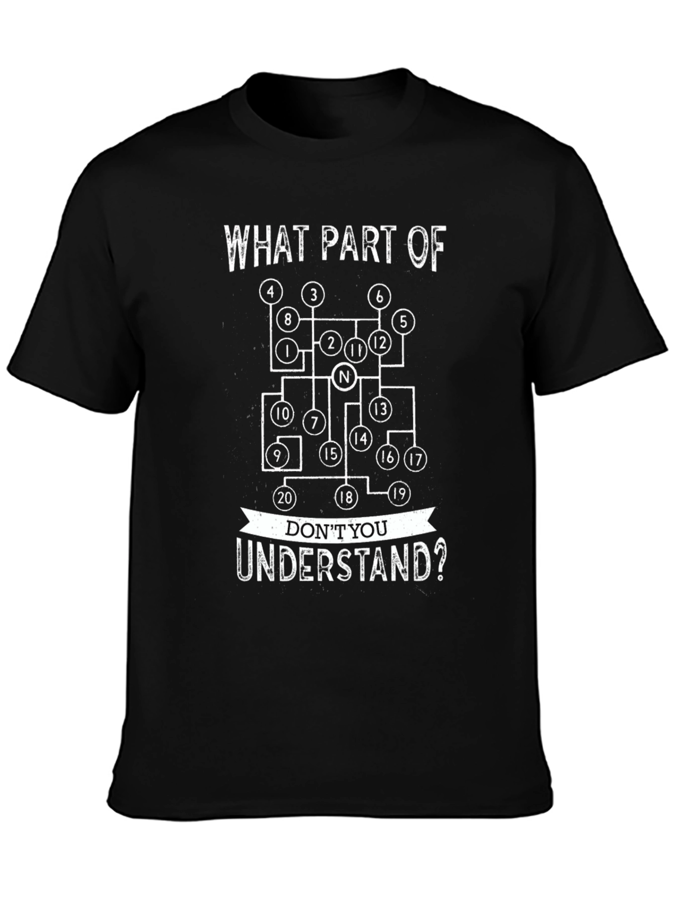 Funny Trucker T-Shirt - What Part Dont You Understand?
