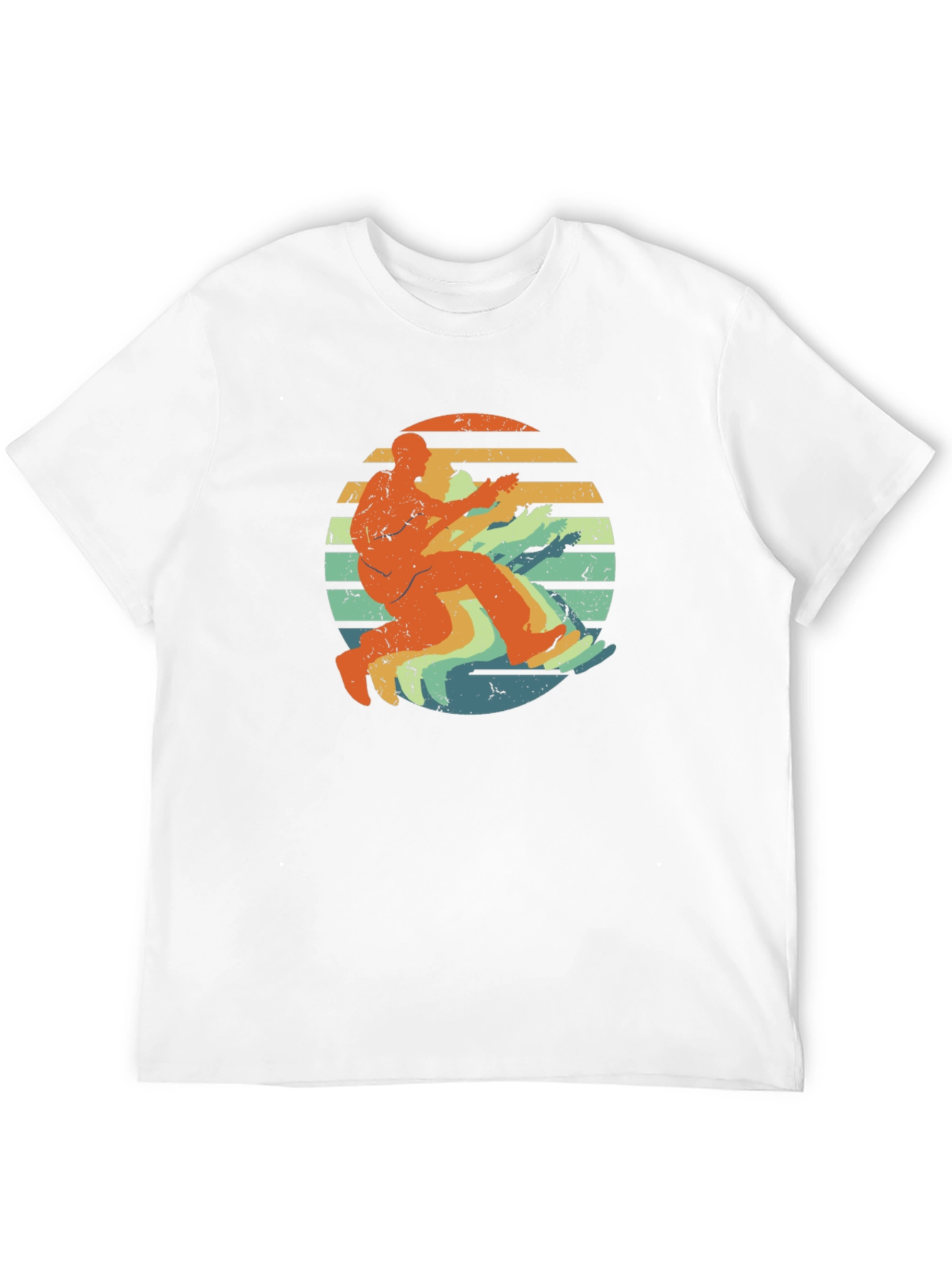 Retro Style Snowboarder Graphic Tee