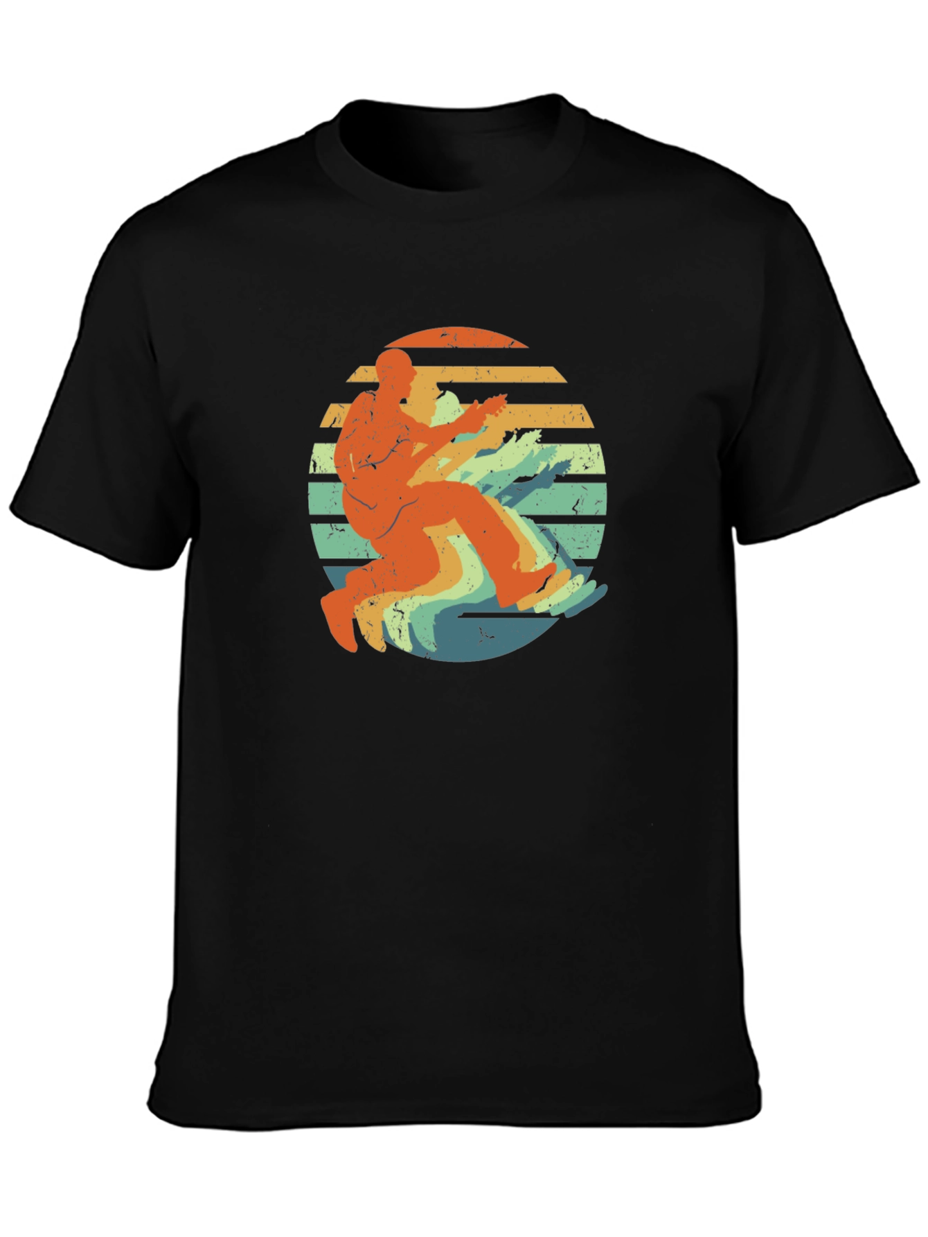 Retro Style Snowboarder Graphic Tee