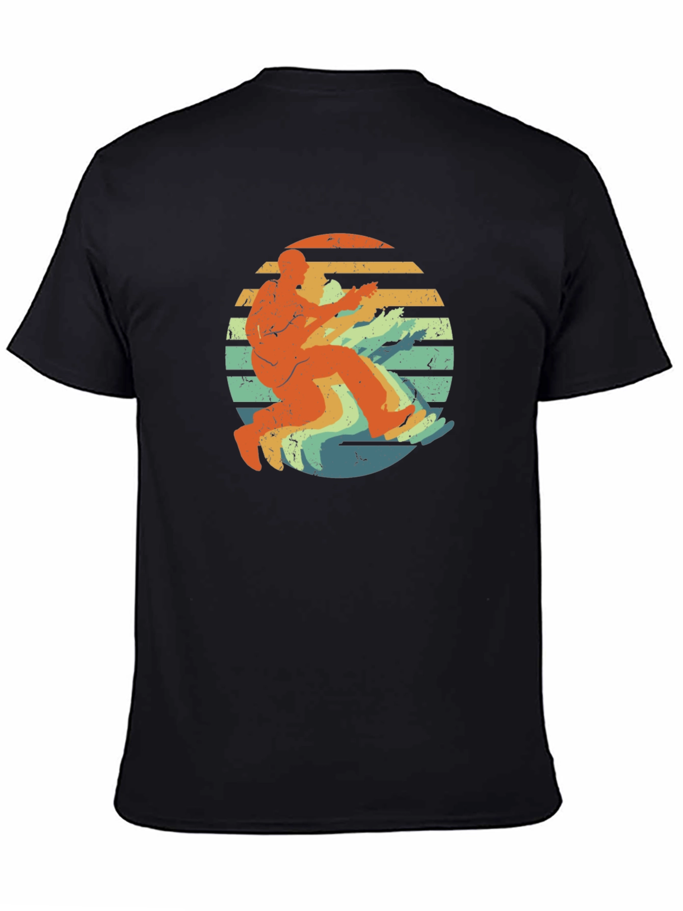 Retro Style Snowboarder Graphic Tee
