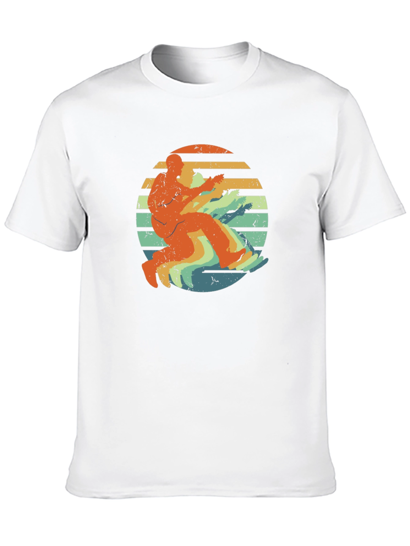 Retro Style Snowboarder Graphic Tee