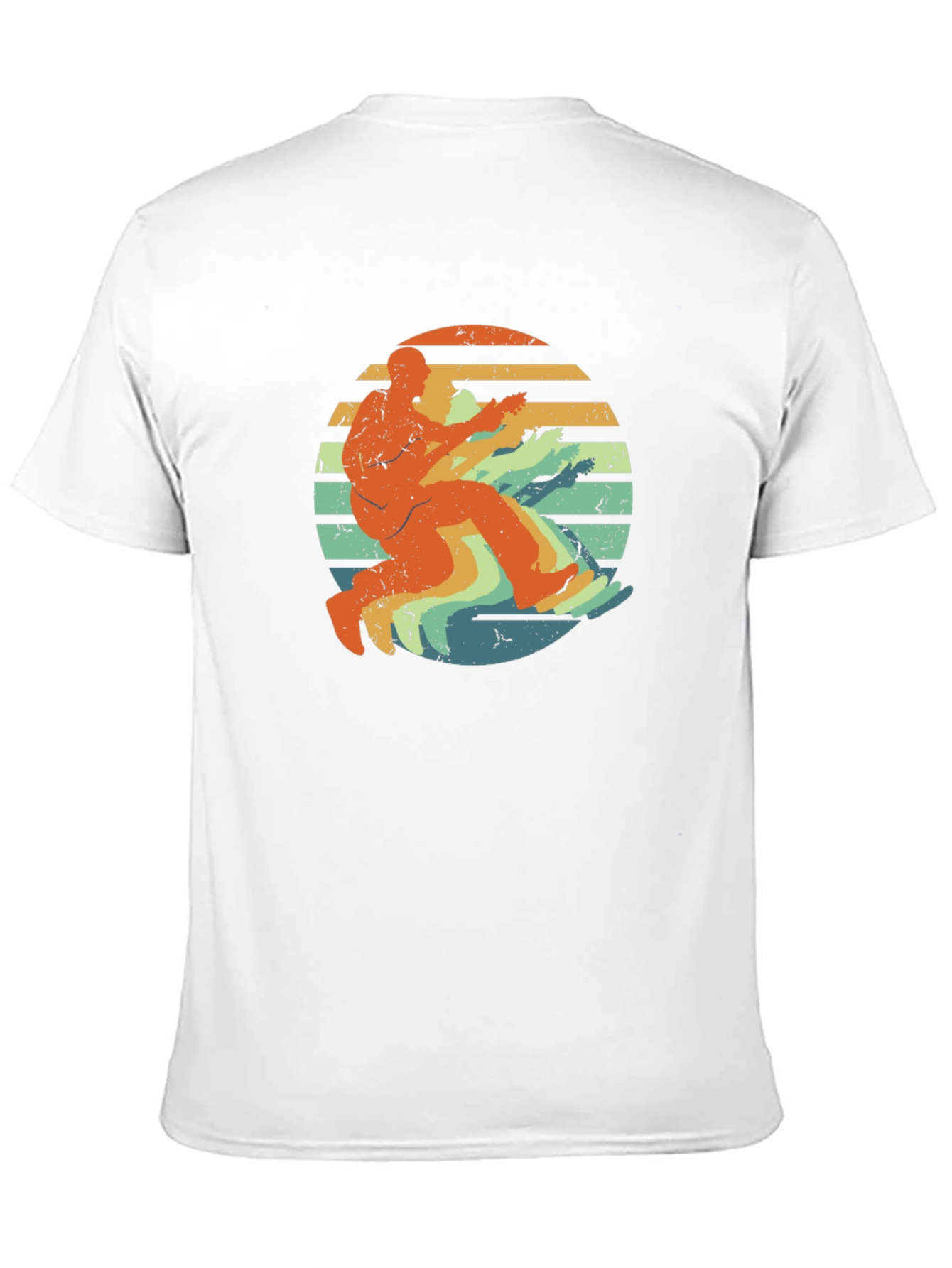 Retro Style Snowboarder Graphic Tee