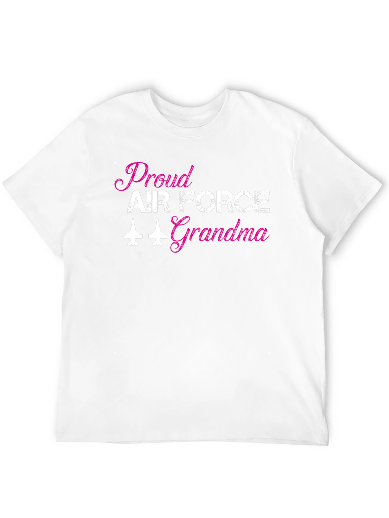 Proud Air Force Grandma Black T-Shirt