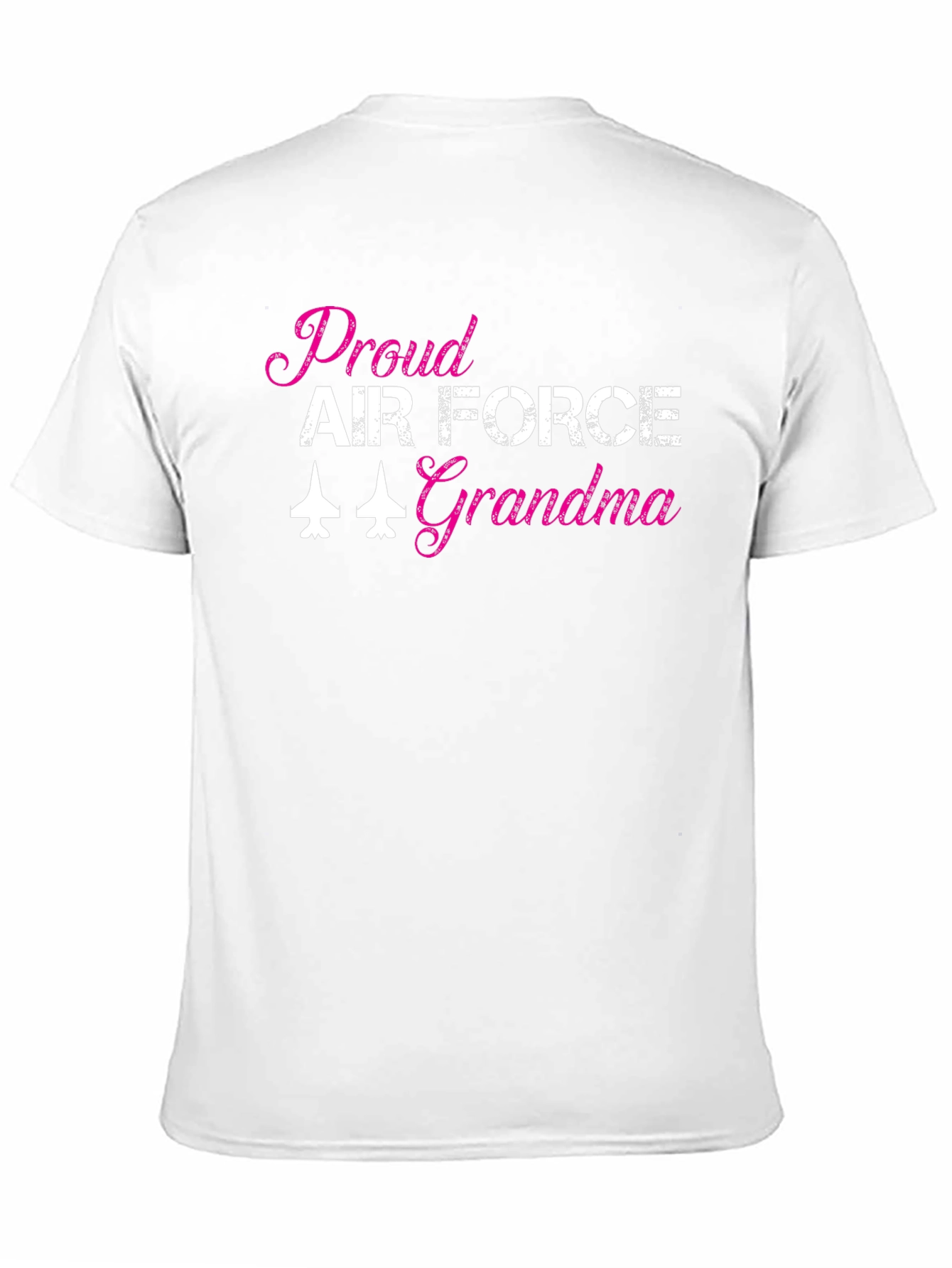 Proud Air Force Grandma Black T-Shirt