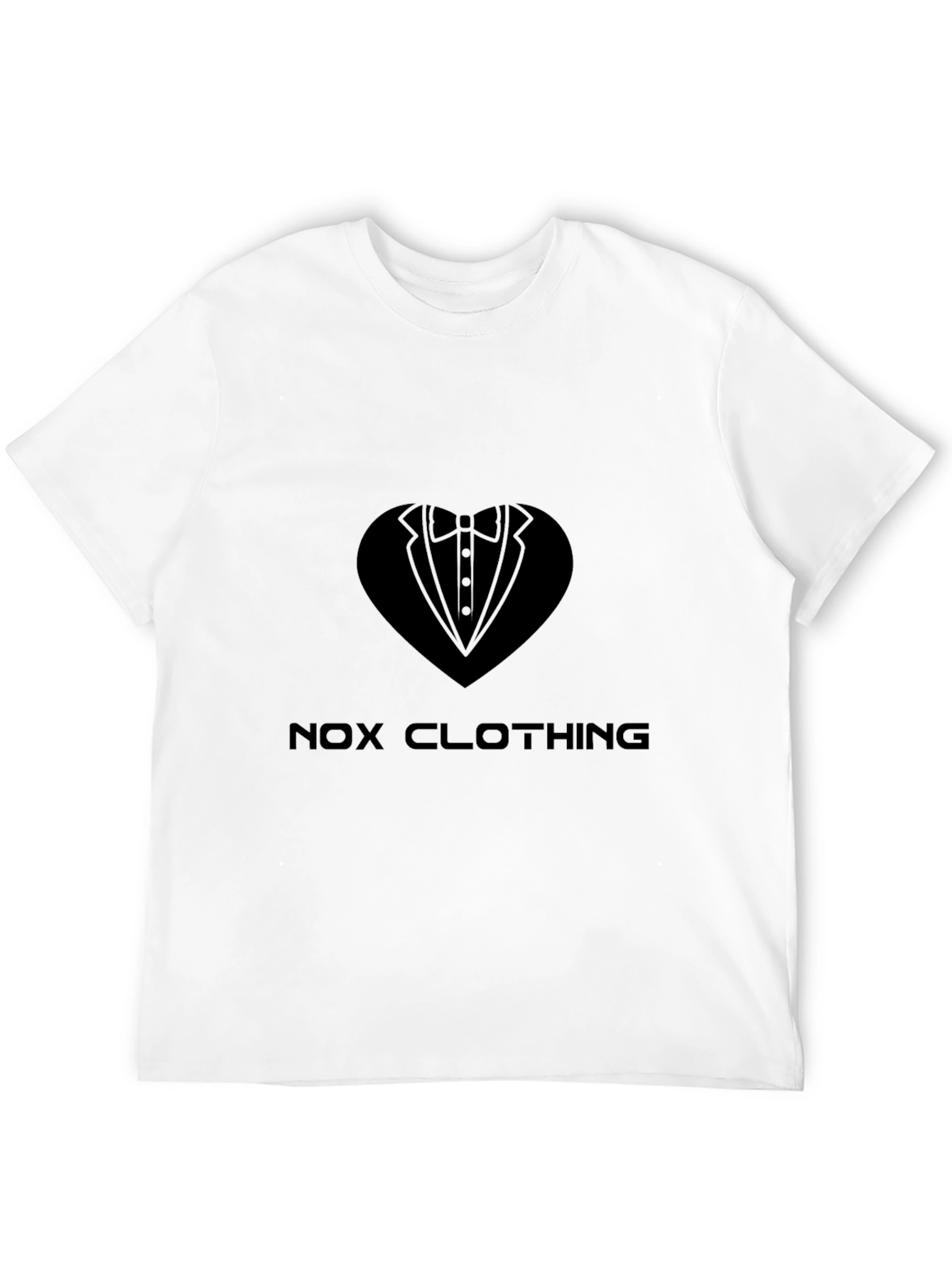 Nox Clothing Black Heart Tuxedo T-Shirt