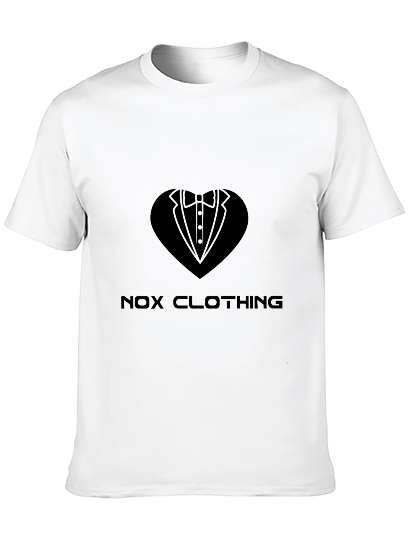Nox Clothing Black Heart Tuxedo T-Shirt