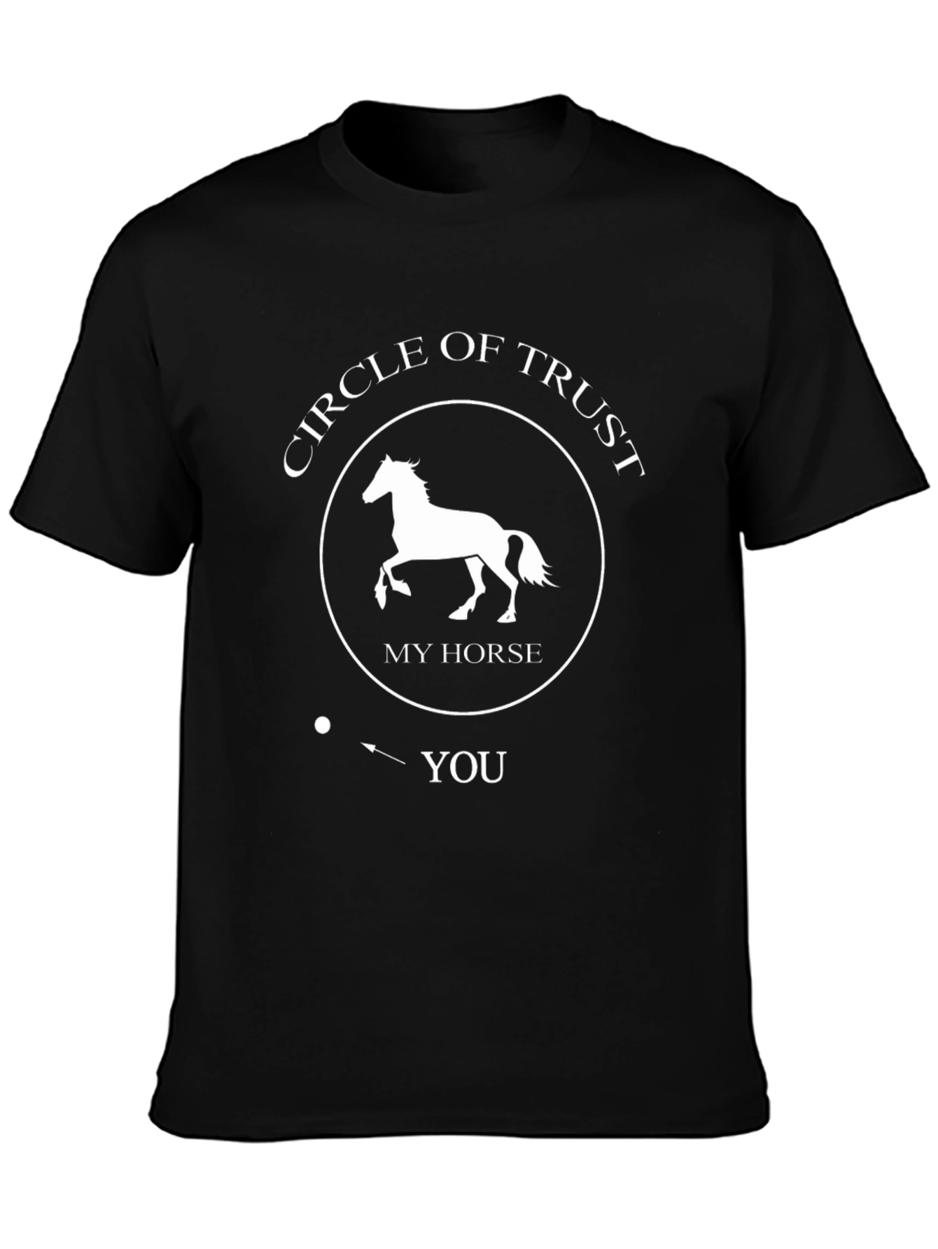 Circle of Trust Horse T-Shirt - Black