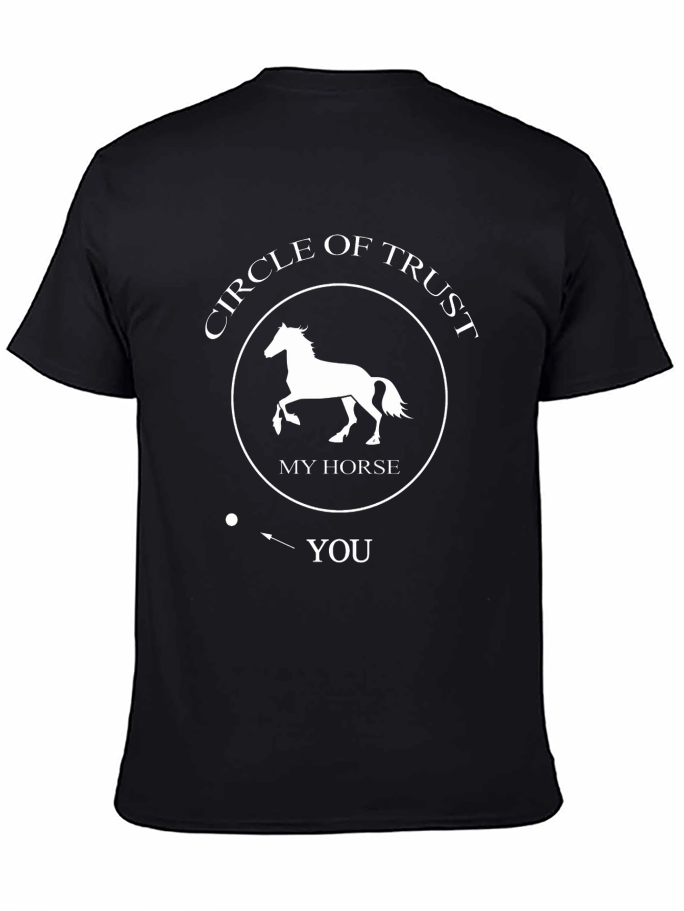 Circle of Trust Horse T-Shirt - Black