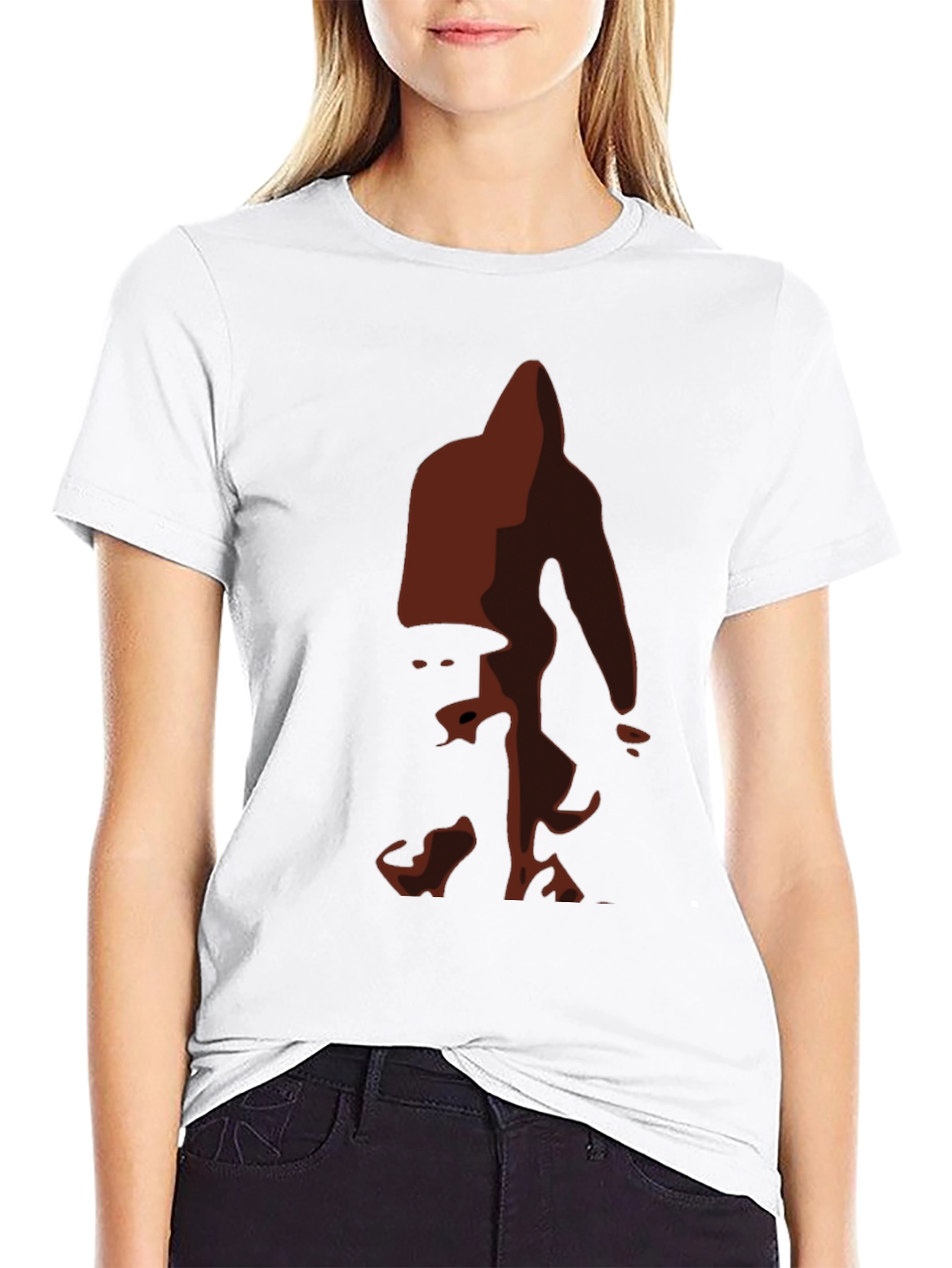 Bigfoot Silhouette Tee - Black Graphic T-Shirt