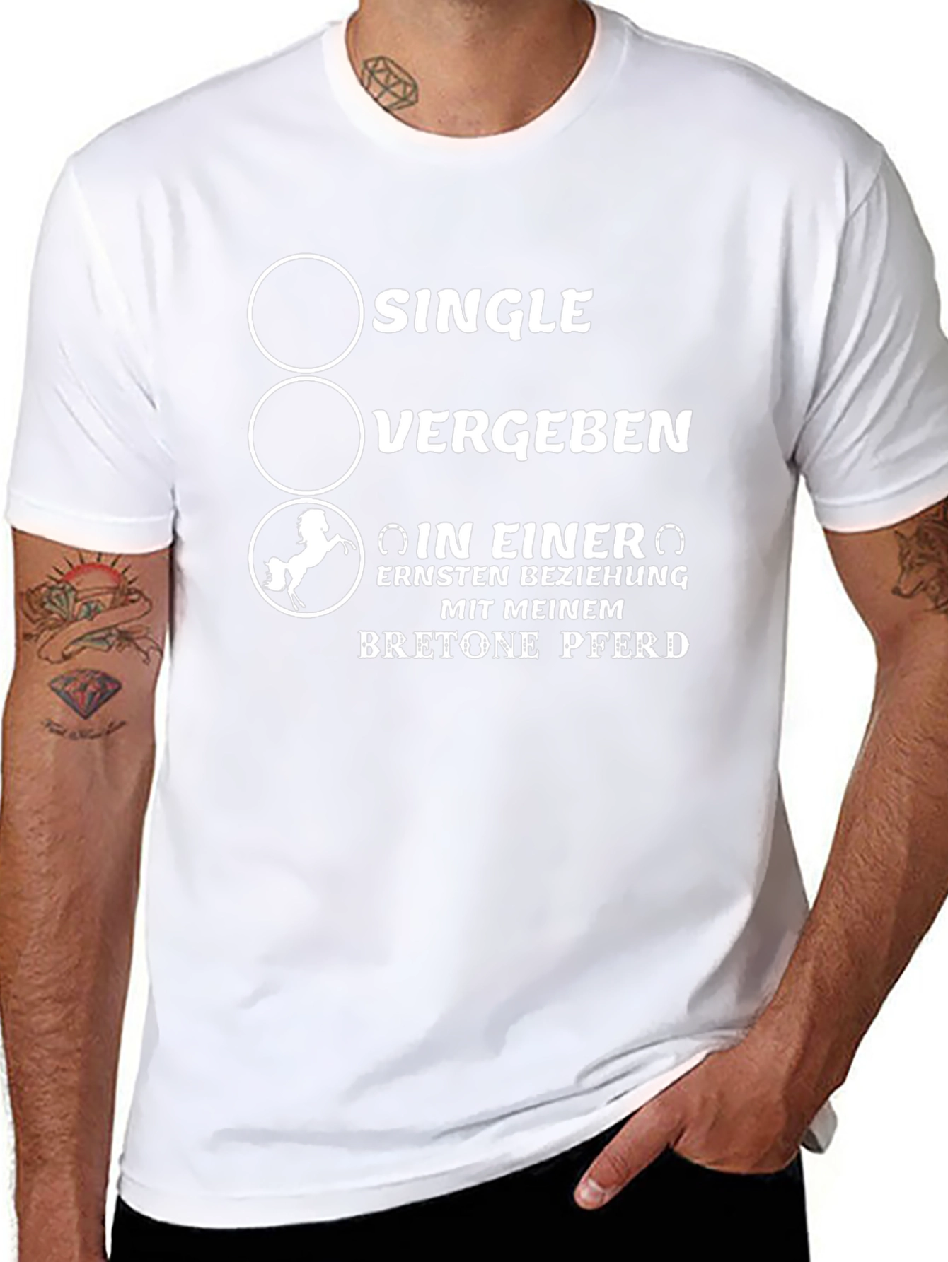 Single Taken Horse Breed Funny T-Shirt