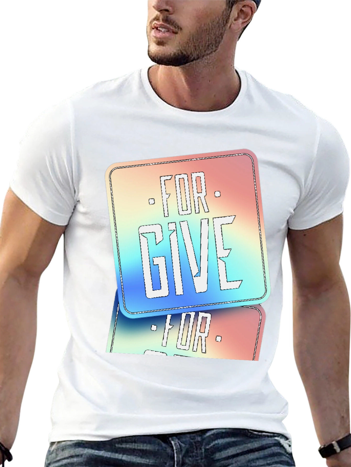 Forgive Graphic Print T-Shirt