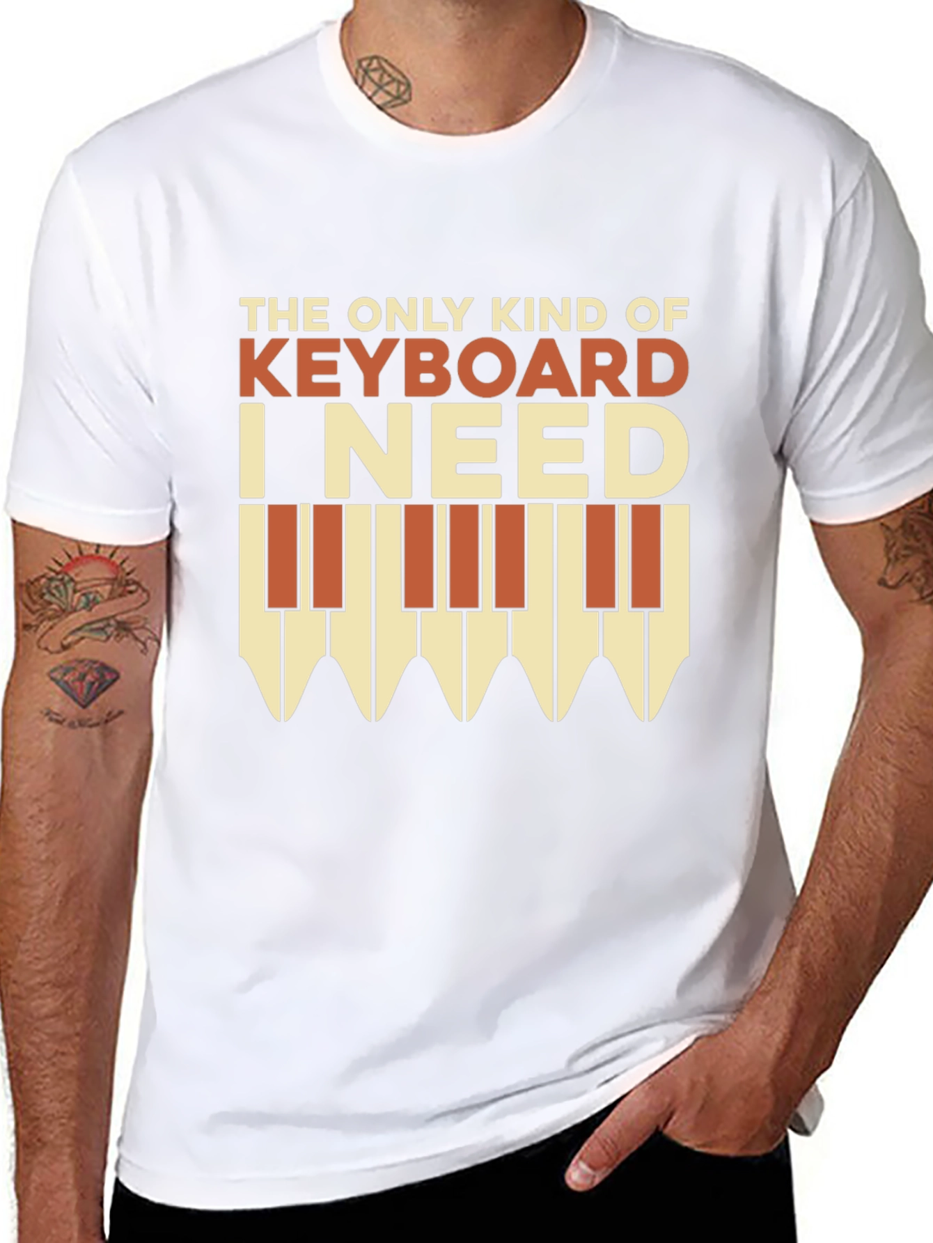Keyboard T-Shirt: The Only Kind I Need!