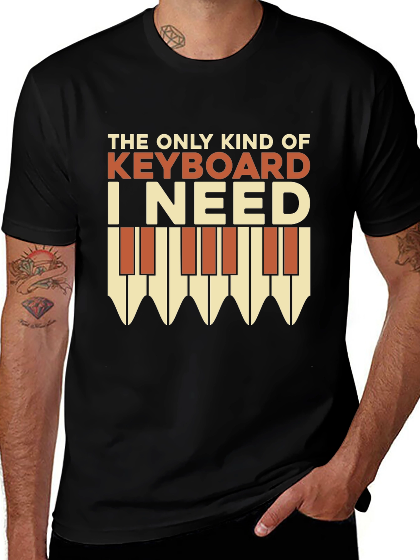 Keyboard T-Shirt: The Only Kind I Need!