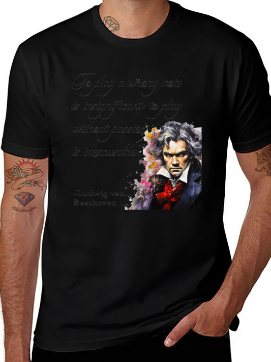 Beethoven Passion Quote Graphic Tee