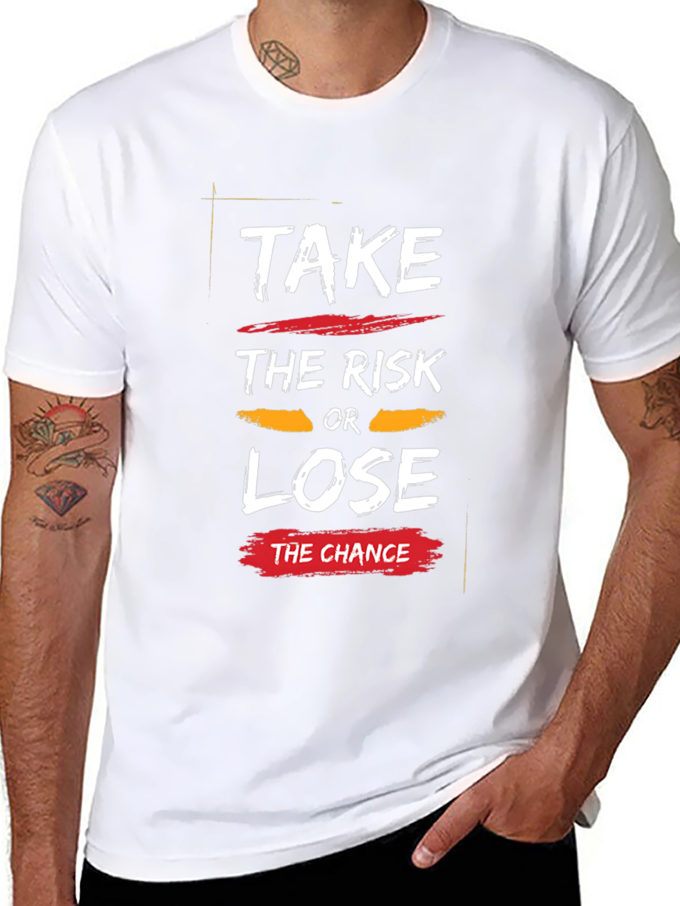 Take the Risk Graphic T-Shirt - Black