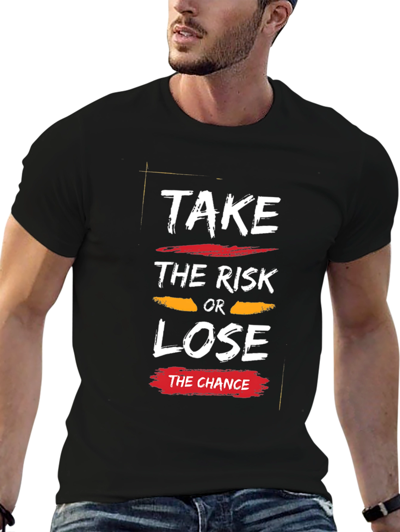 Take the Risk Graphic T-Shirt - Black