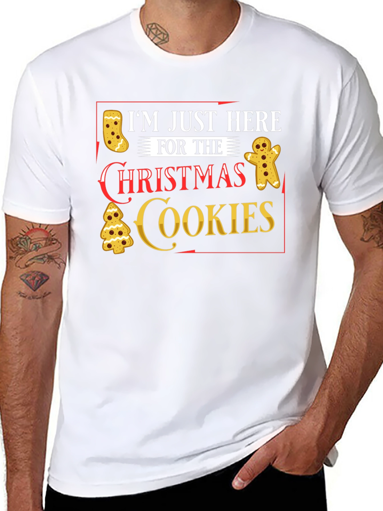 Im Just Here for Christmas Cookies T-Shirt