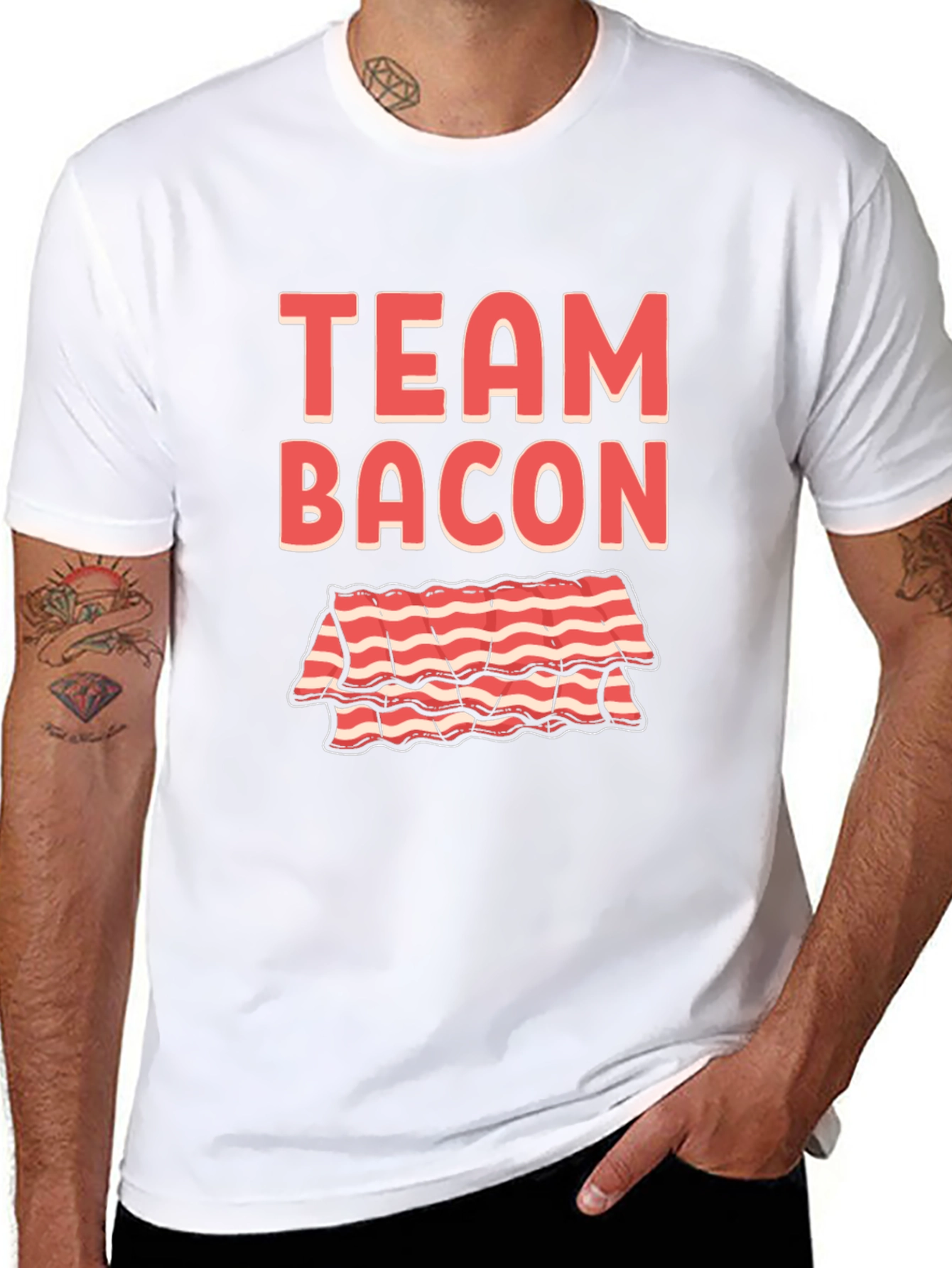 Team Bacon T-Shirt - Funny Foodie Tee