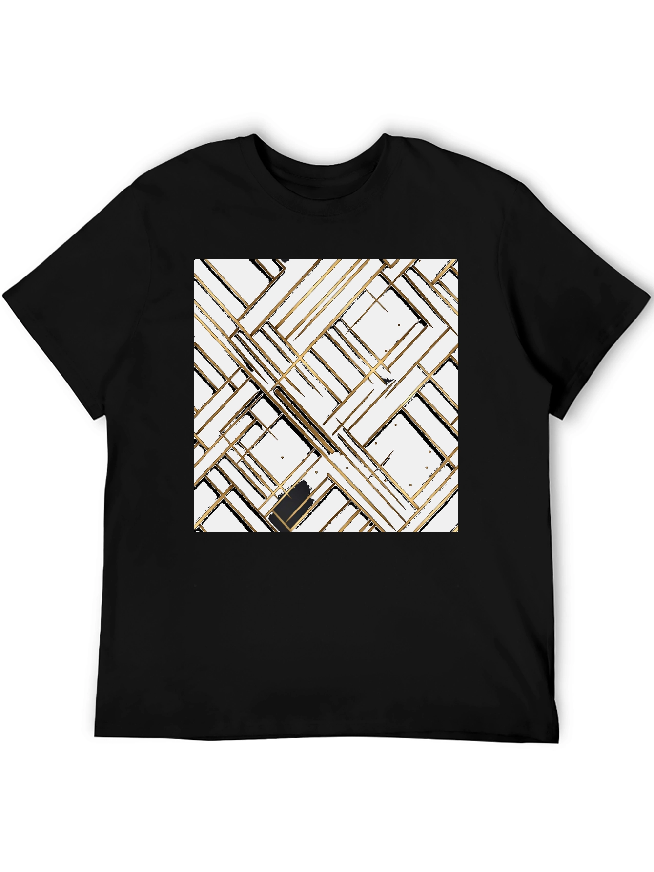 Abstract Geometric T-Shirt - Modern Art Tee
