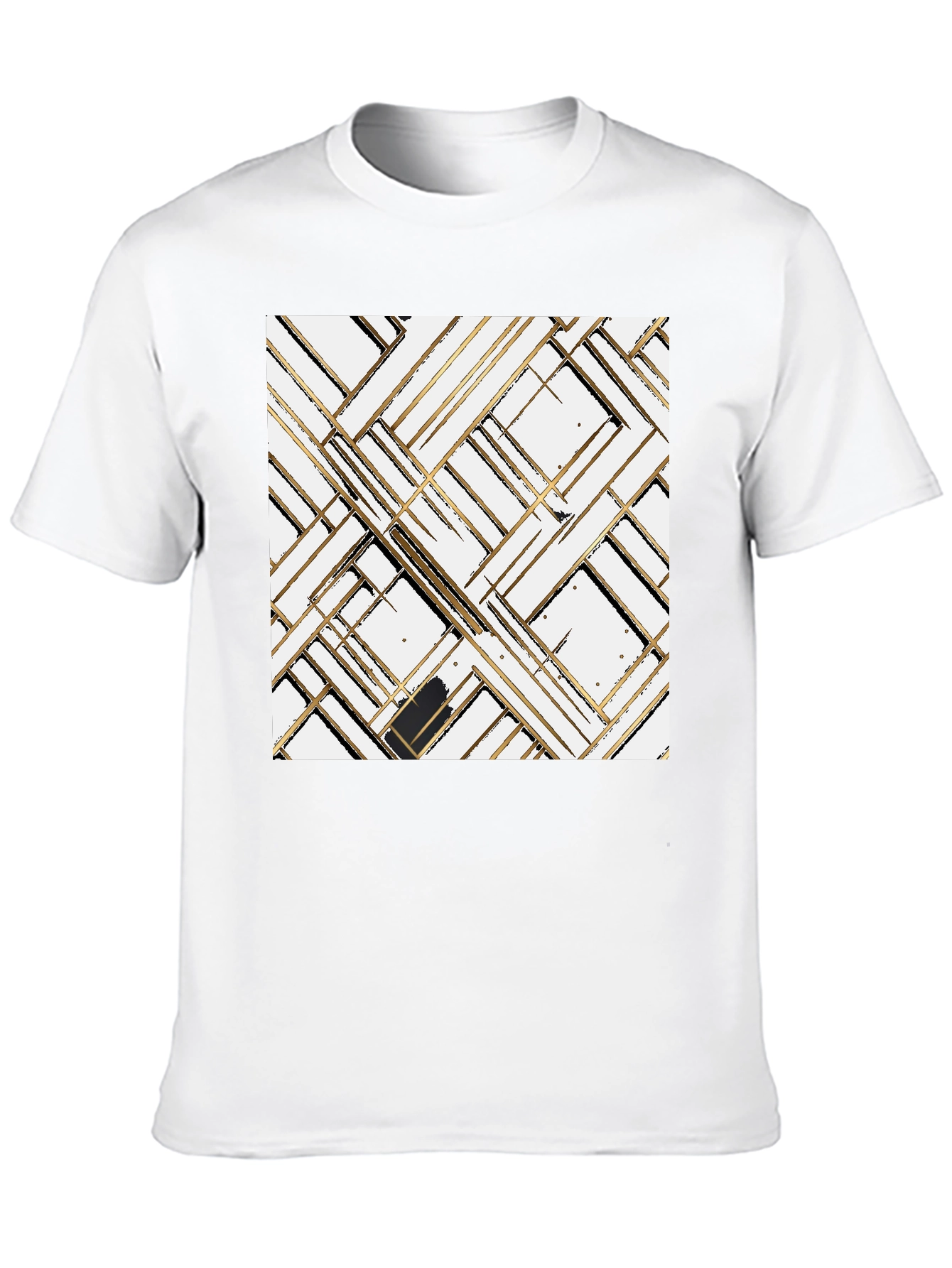 Abstract Geometric T-Shirt - Modern Art Tee