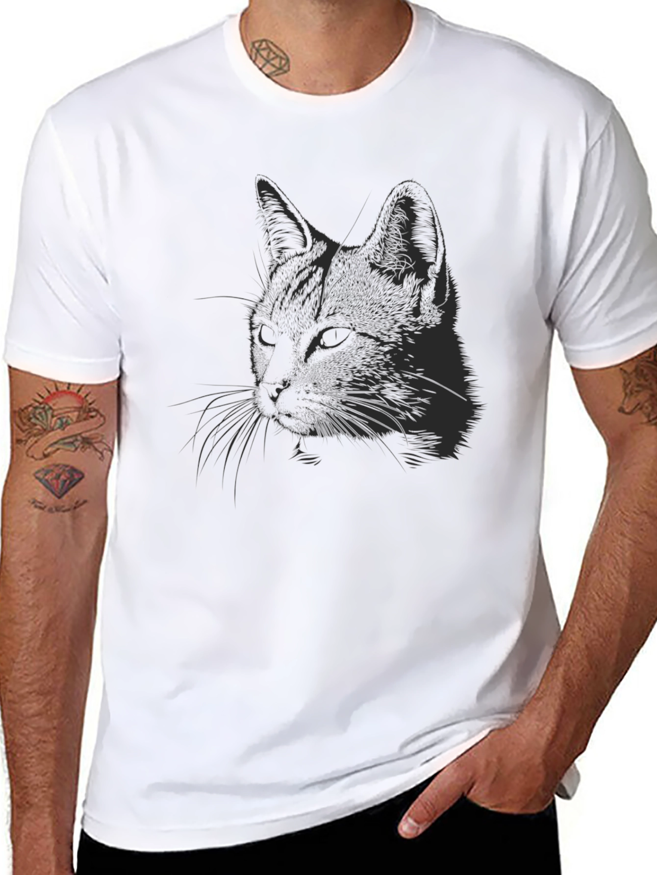 Cool Cat Graphic Tee - Unisex