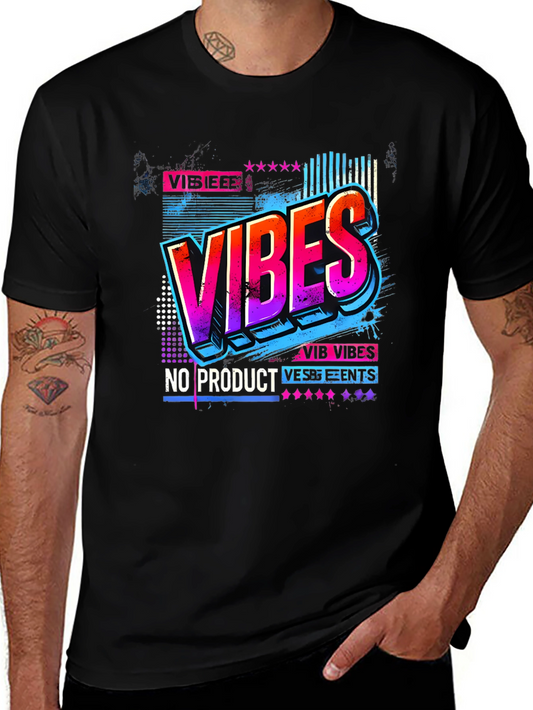 Vibes Graphic Tee - Retro Design